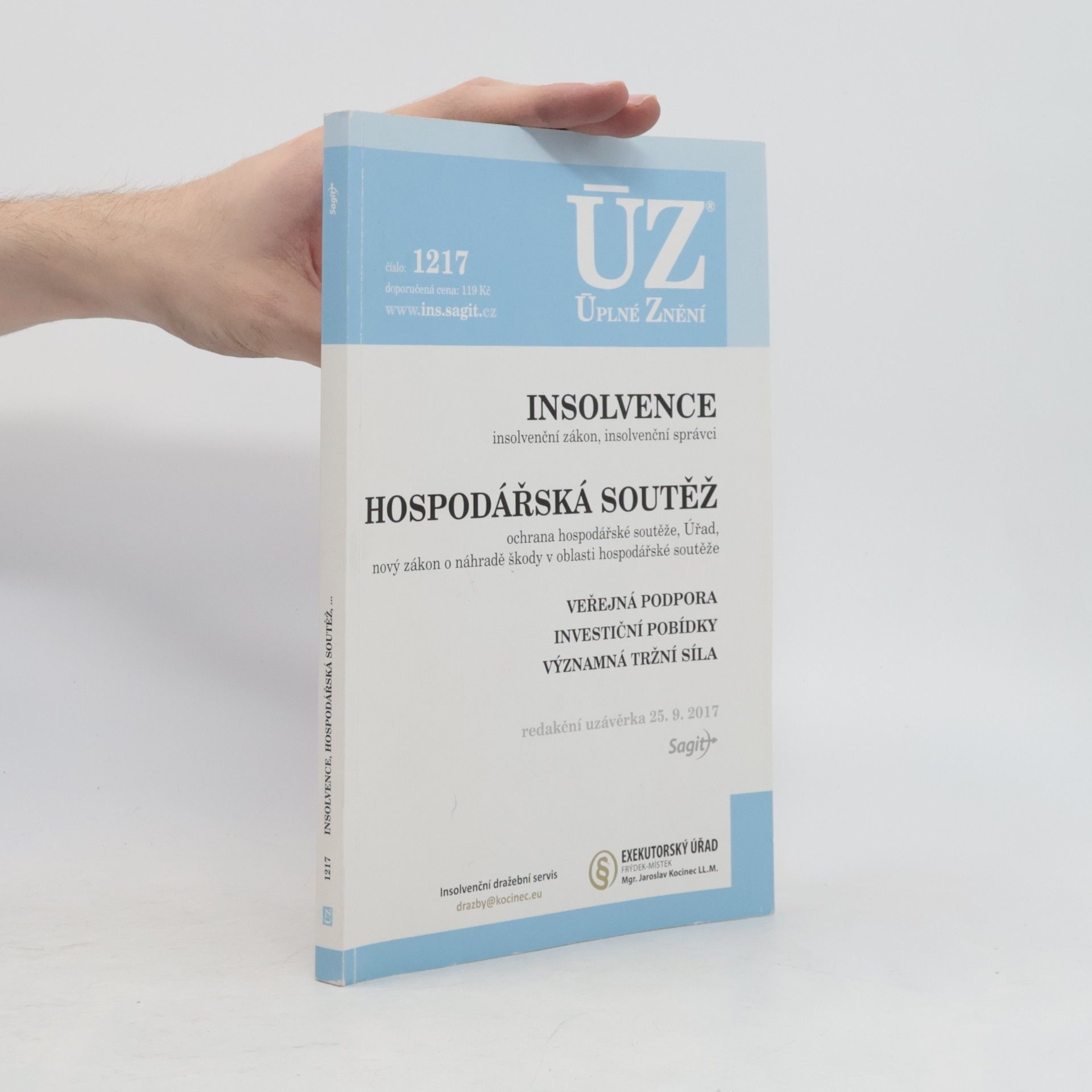 Various authors Insolvence. Hospodářská soutěž