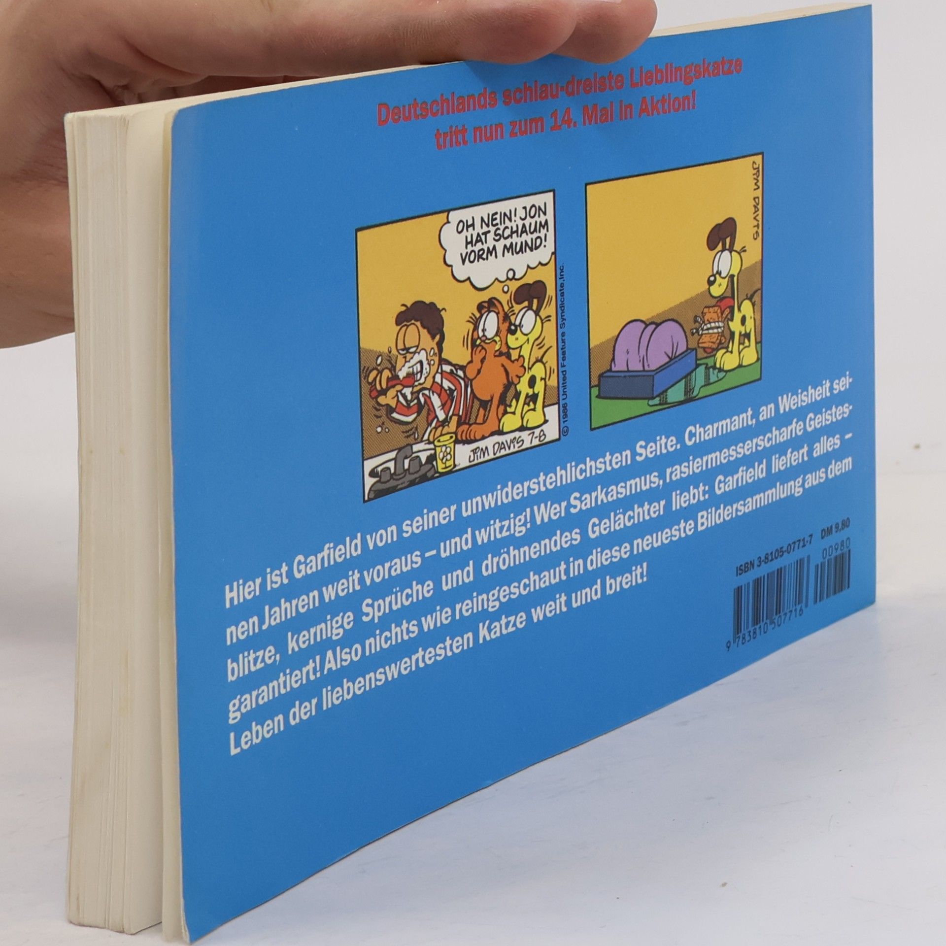 Jim Davis Garfield läßt nicht locker