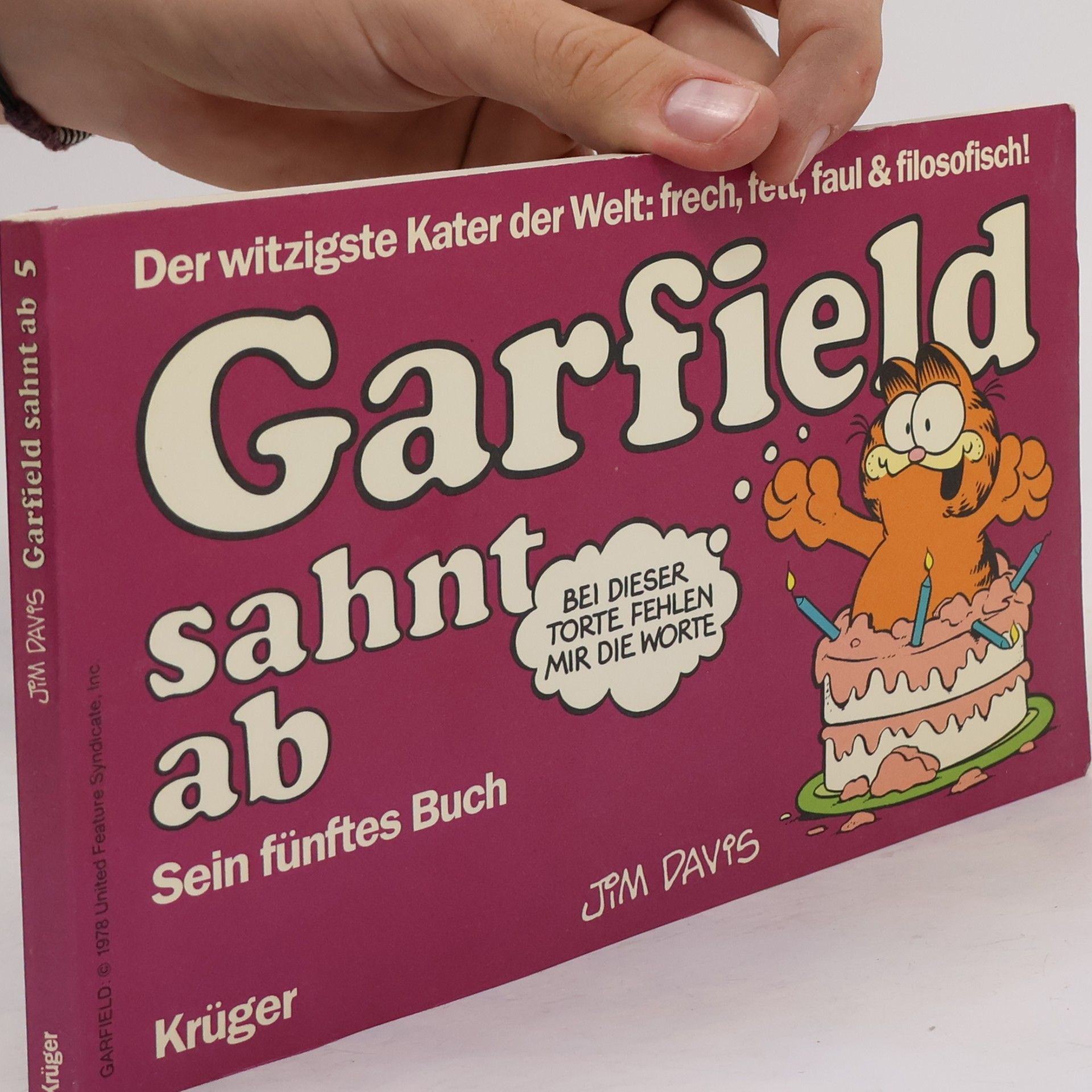 Jim Davis Garfield sahnt ab