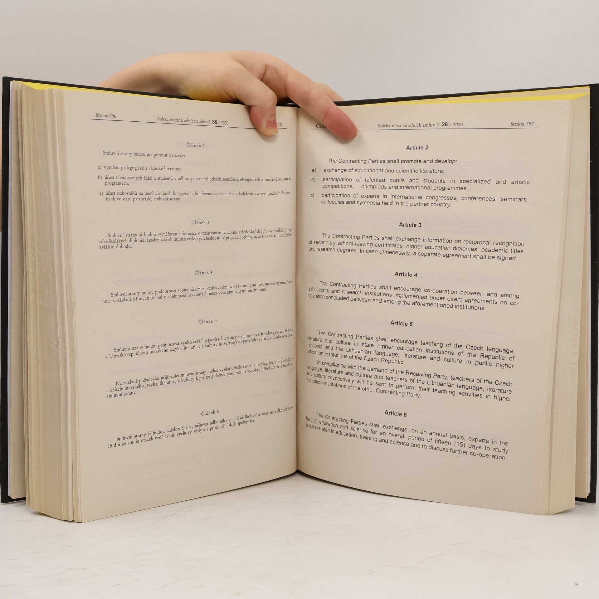 Autores varios Sbírka mezinárodních smluv 2000. č. 1-65