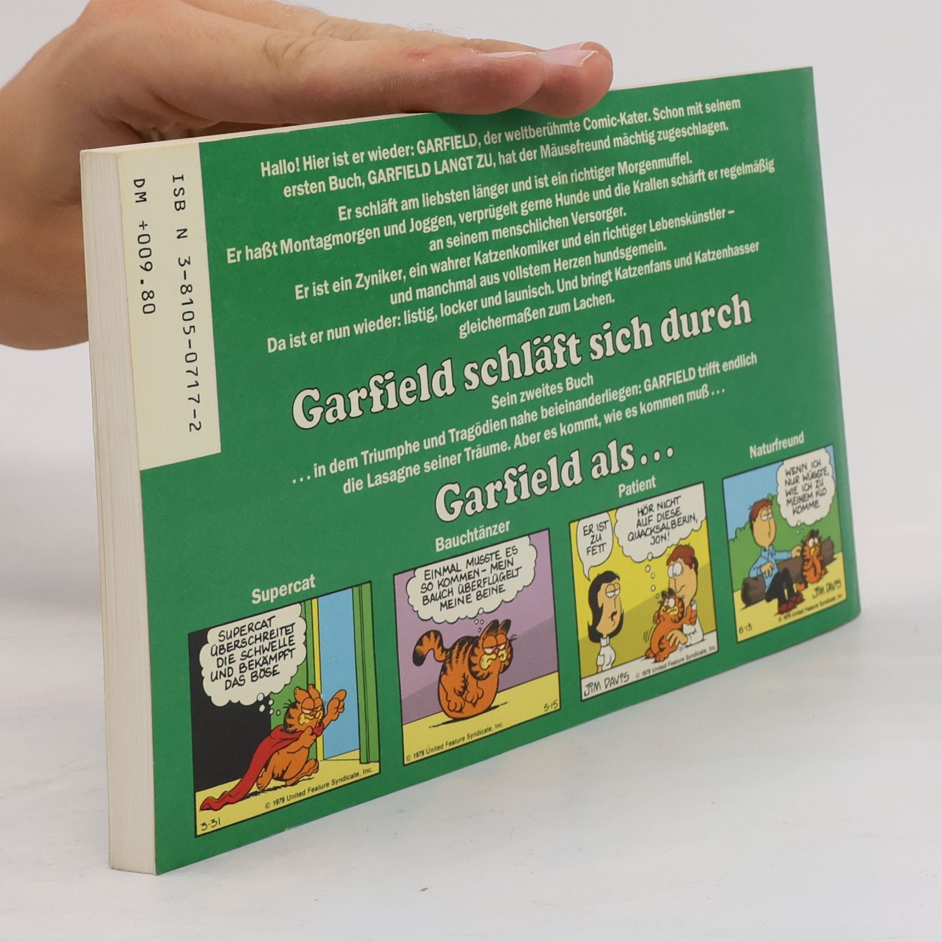 Jim Davis Garfield schläft sich durch