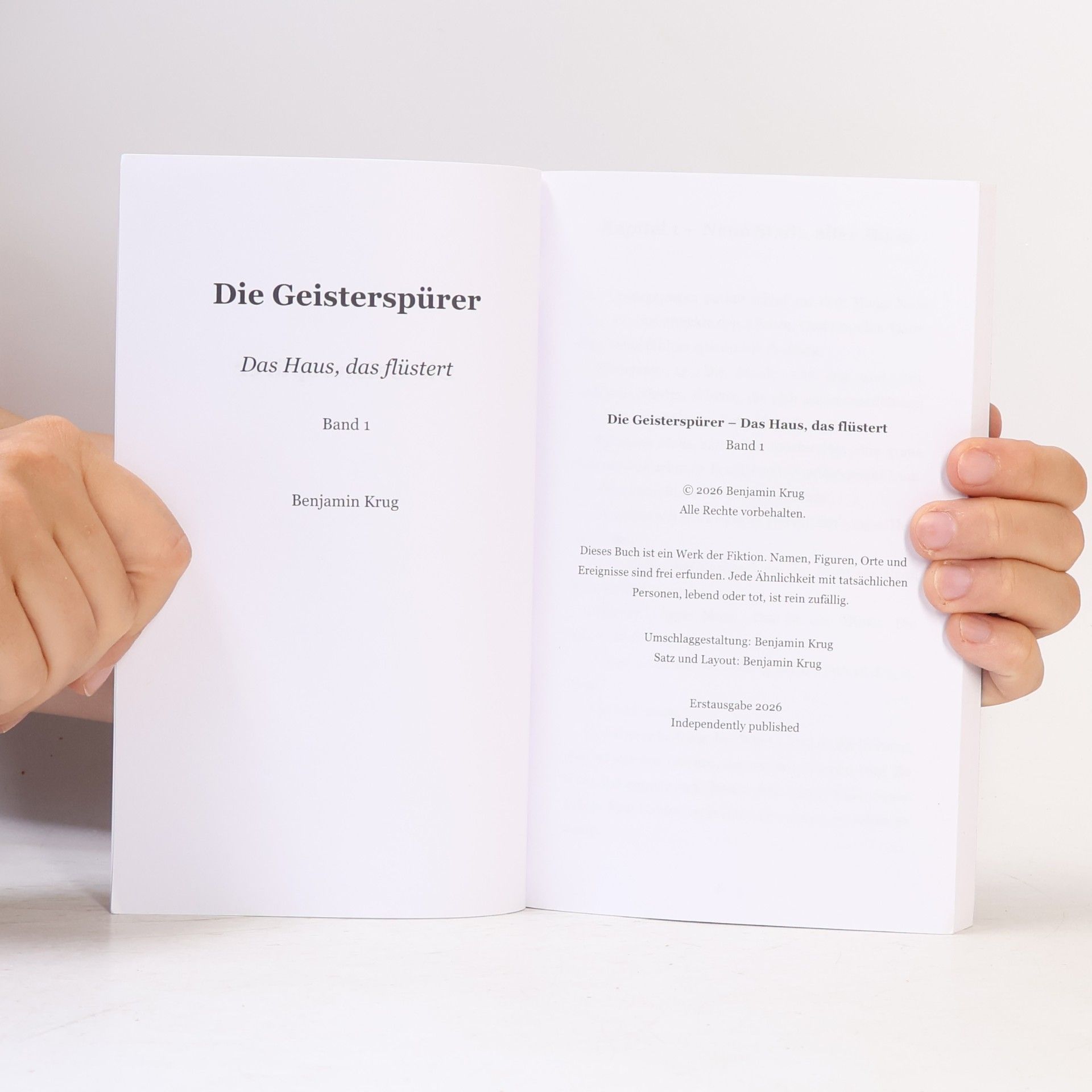 Benjamin Krug Die Geisterspürer - 1: Das Haus, das flüstert