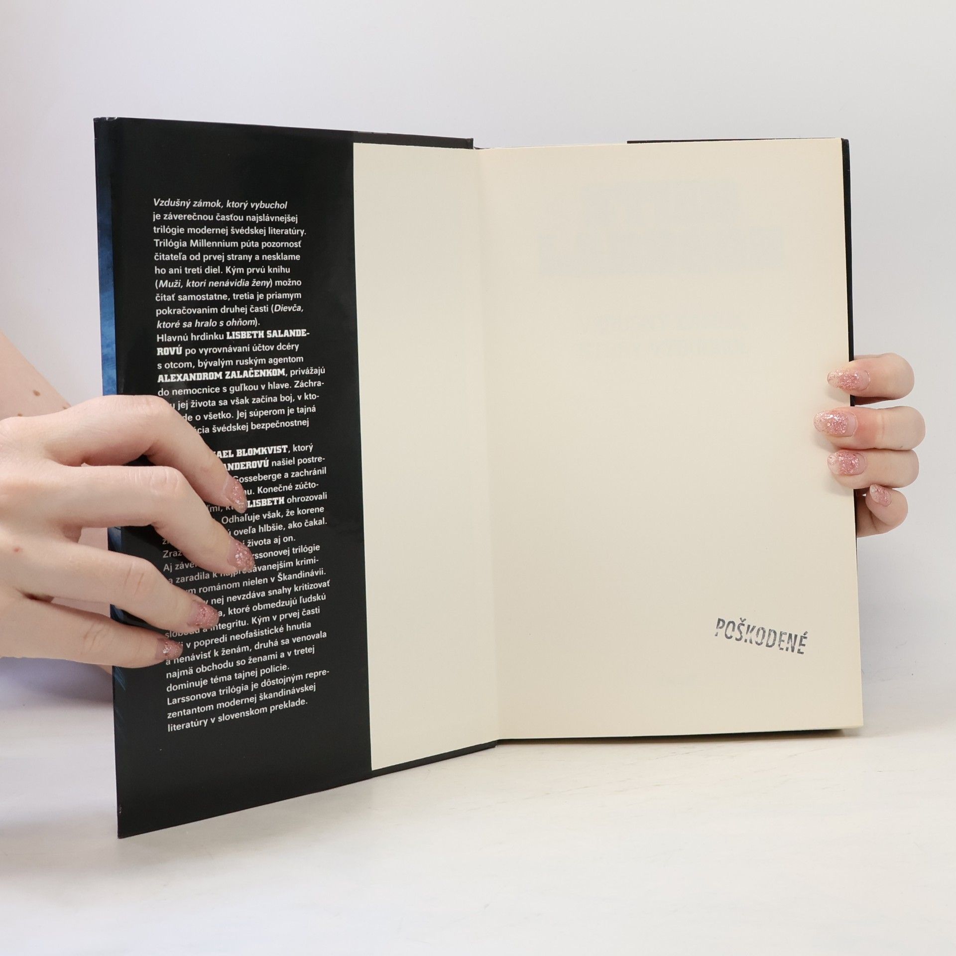 Stieg Larsson Vzdušný zámok, ktorý vybuchol