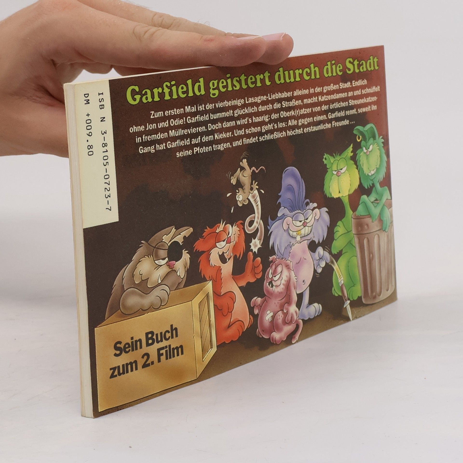 Jim Davis Garfield geistert durch die Stadt