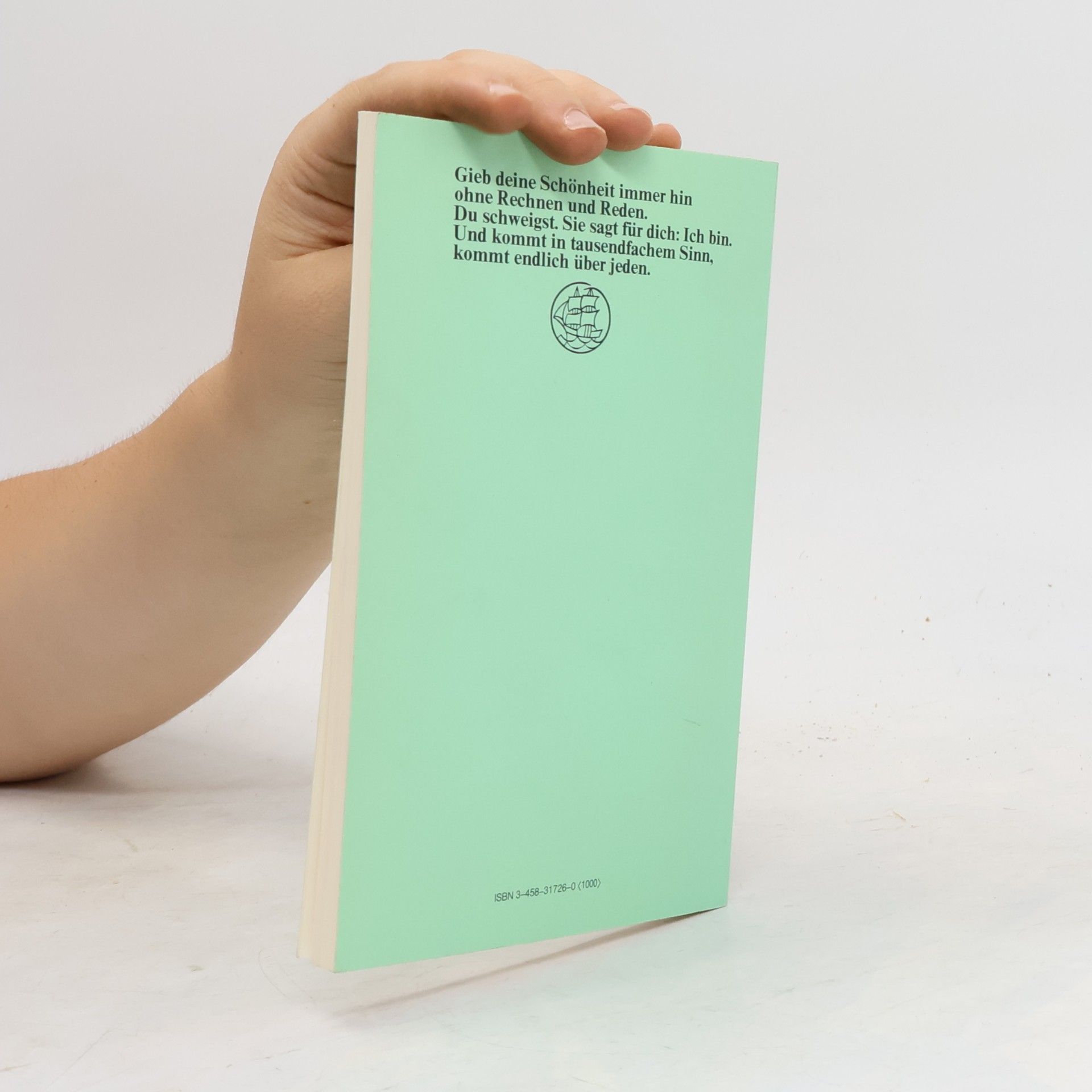 Rainer Maria Rilke Das Buch der Bilder