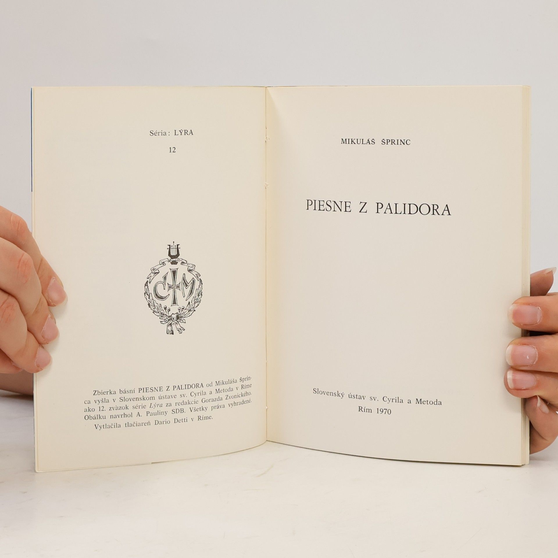Mikuláš Šprinc Piesne z Palidora