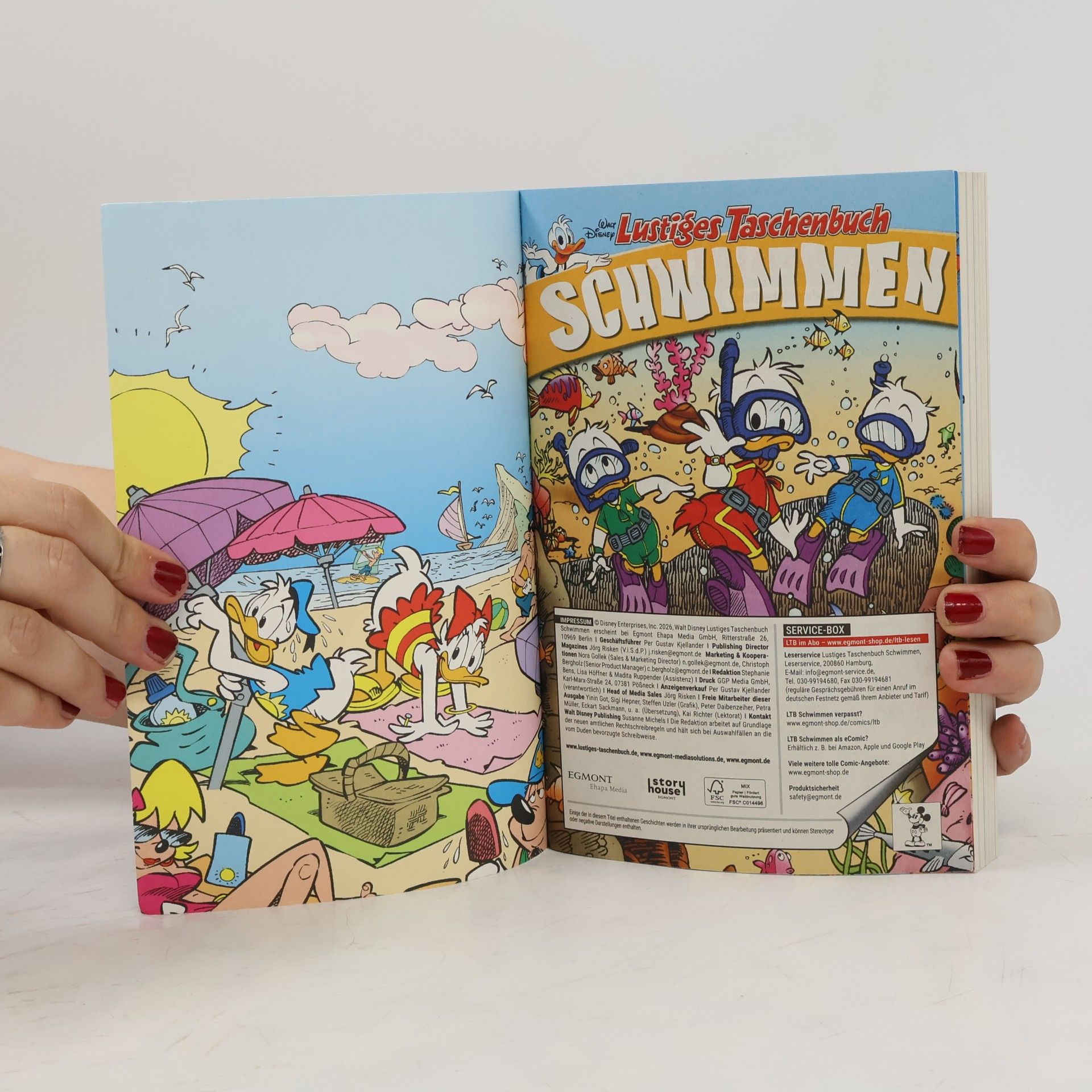 Autorenkollektiv Lustiges Taschenbuch Schwimmen 1