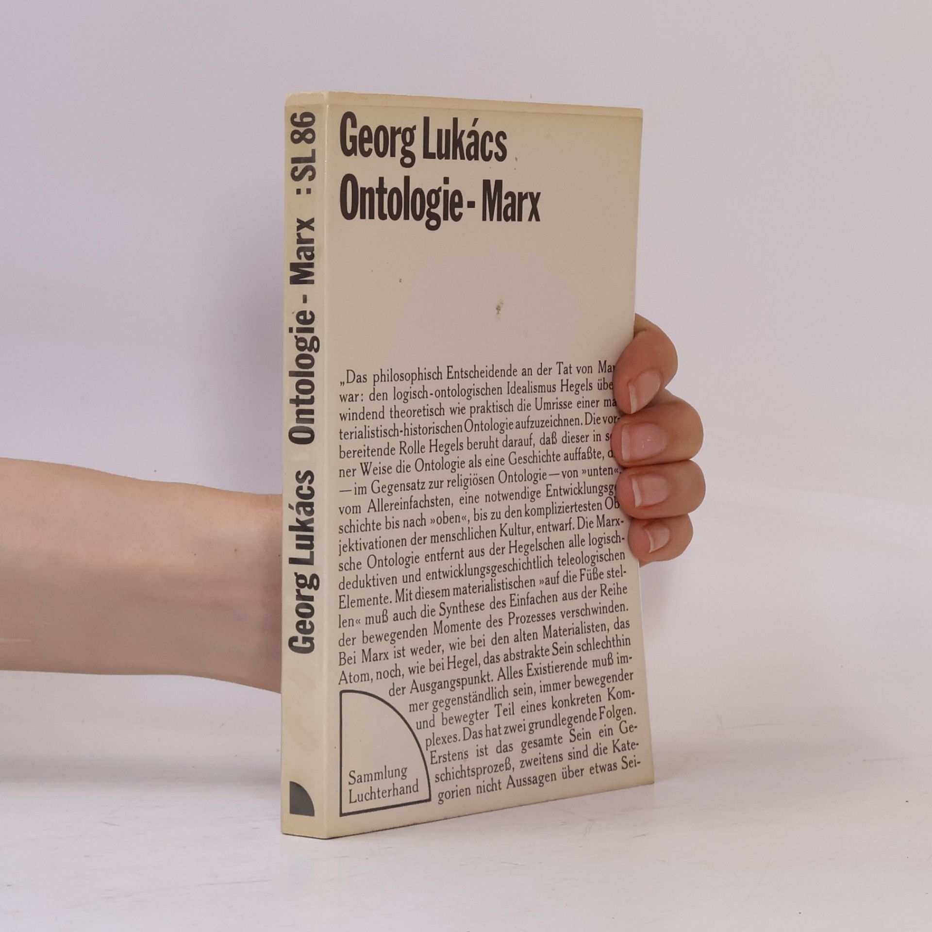 George Lukács Ontologie - Marx