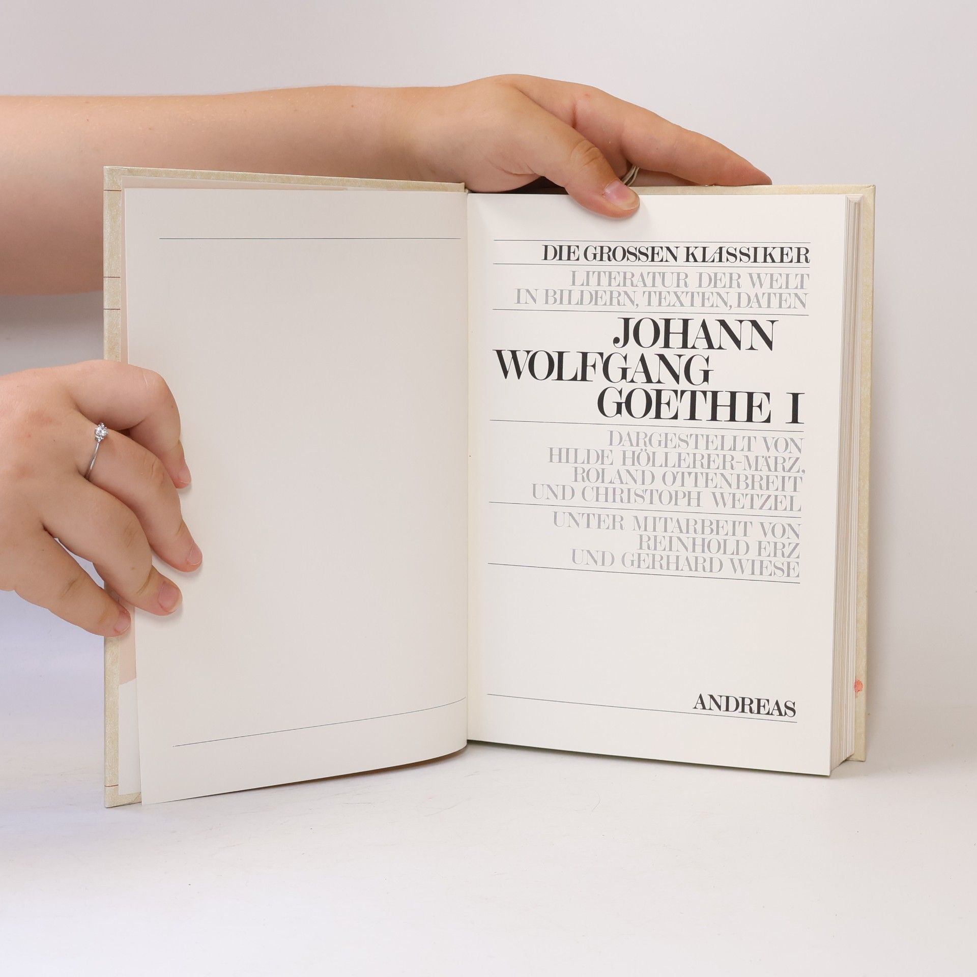 Autorenkollektiv Goethe I. Die Grossen Klassiker 5
