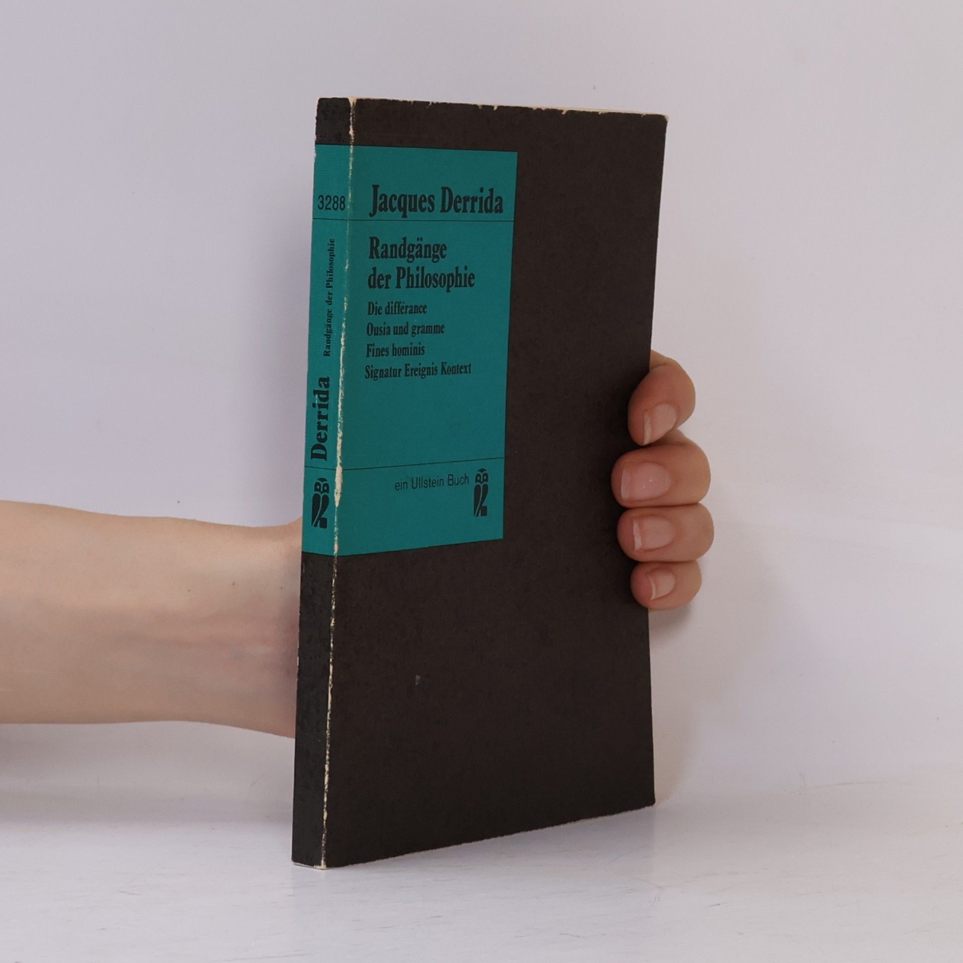 Jacques Derrida Randgänge der Philosophie
