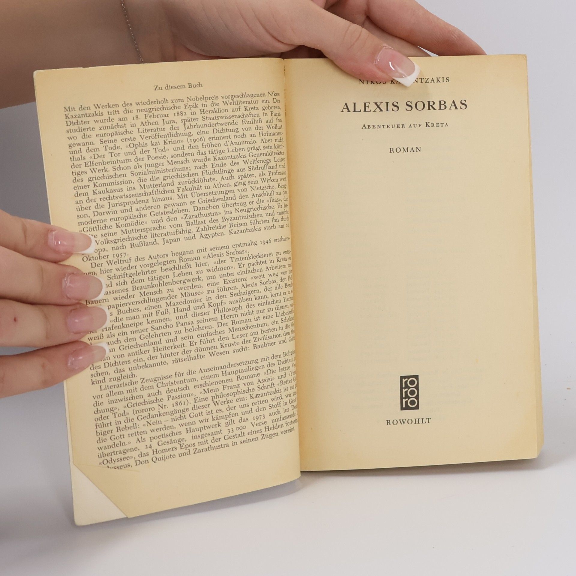 Nikos Kazantzakis Alexis Sorbas