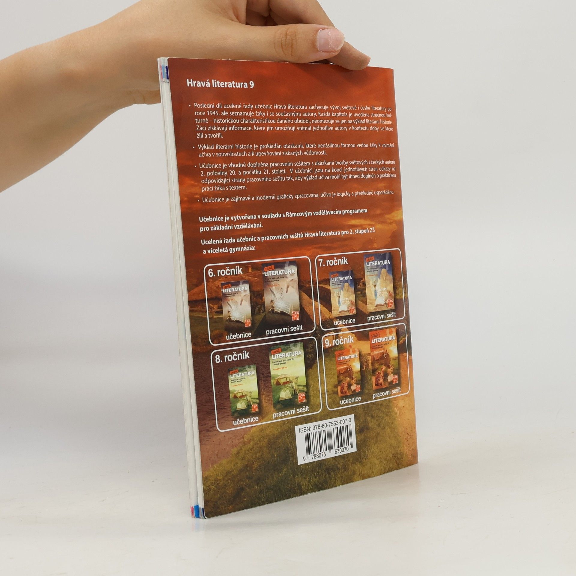 Michaela Jindráčková Hravá literatura 9. Učebnice pro 9. ročník ZŠ a víceletá gymnázia