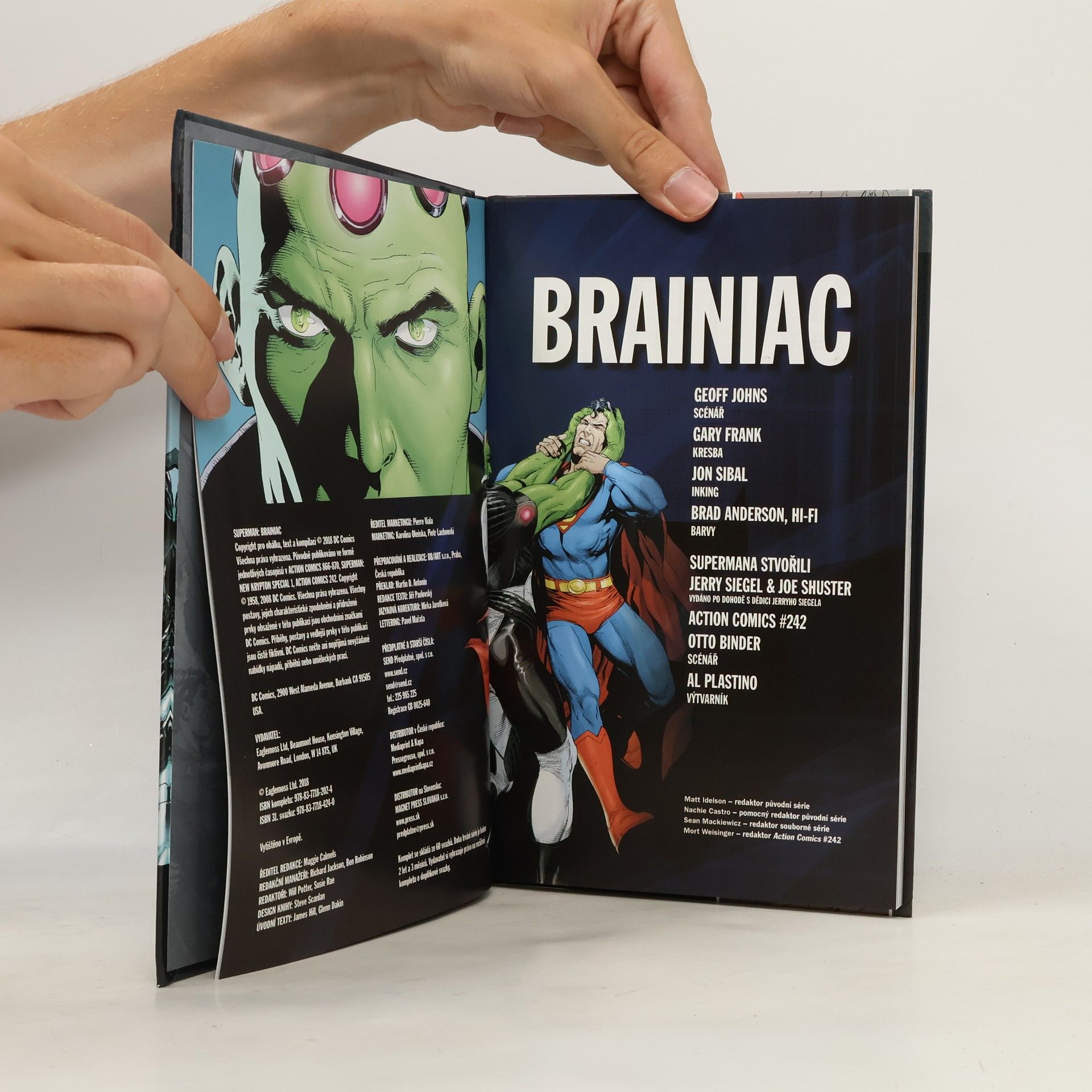 Geoff Johns Superman. Brainiac