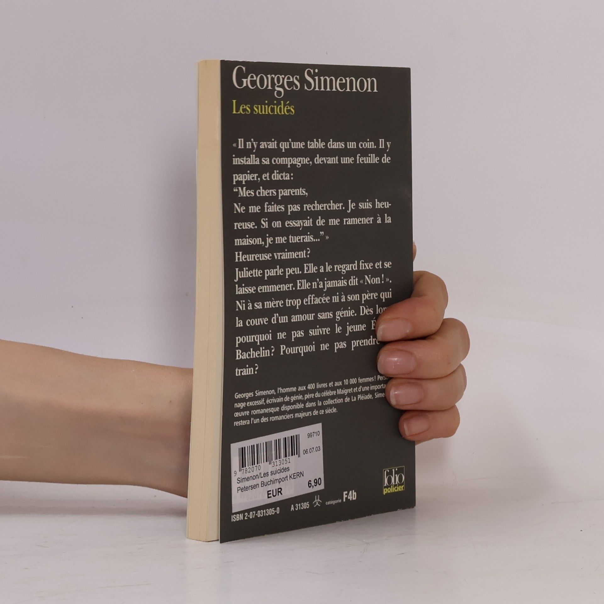 Georges Simenon Les suicidés