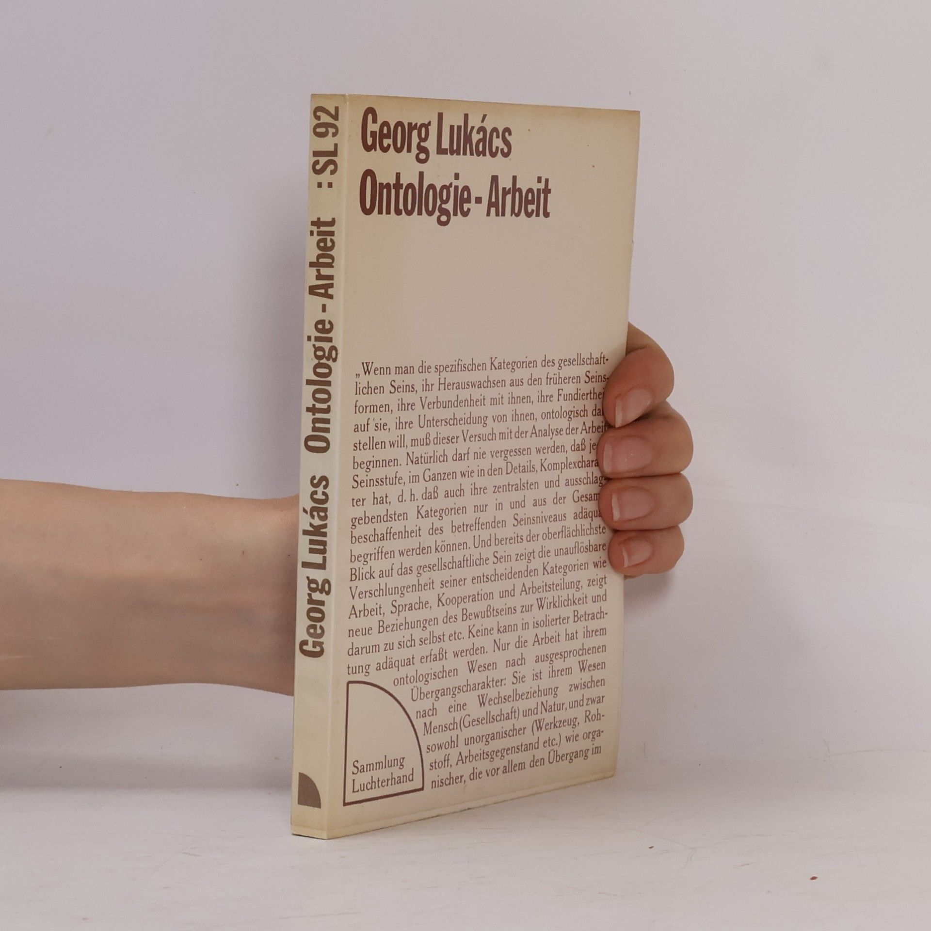 Ontologie - Arbeit