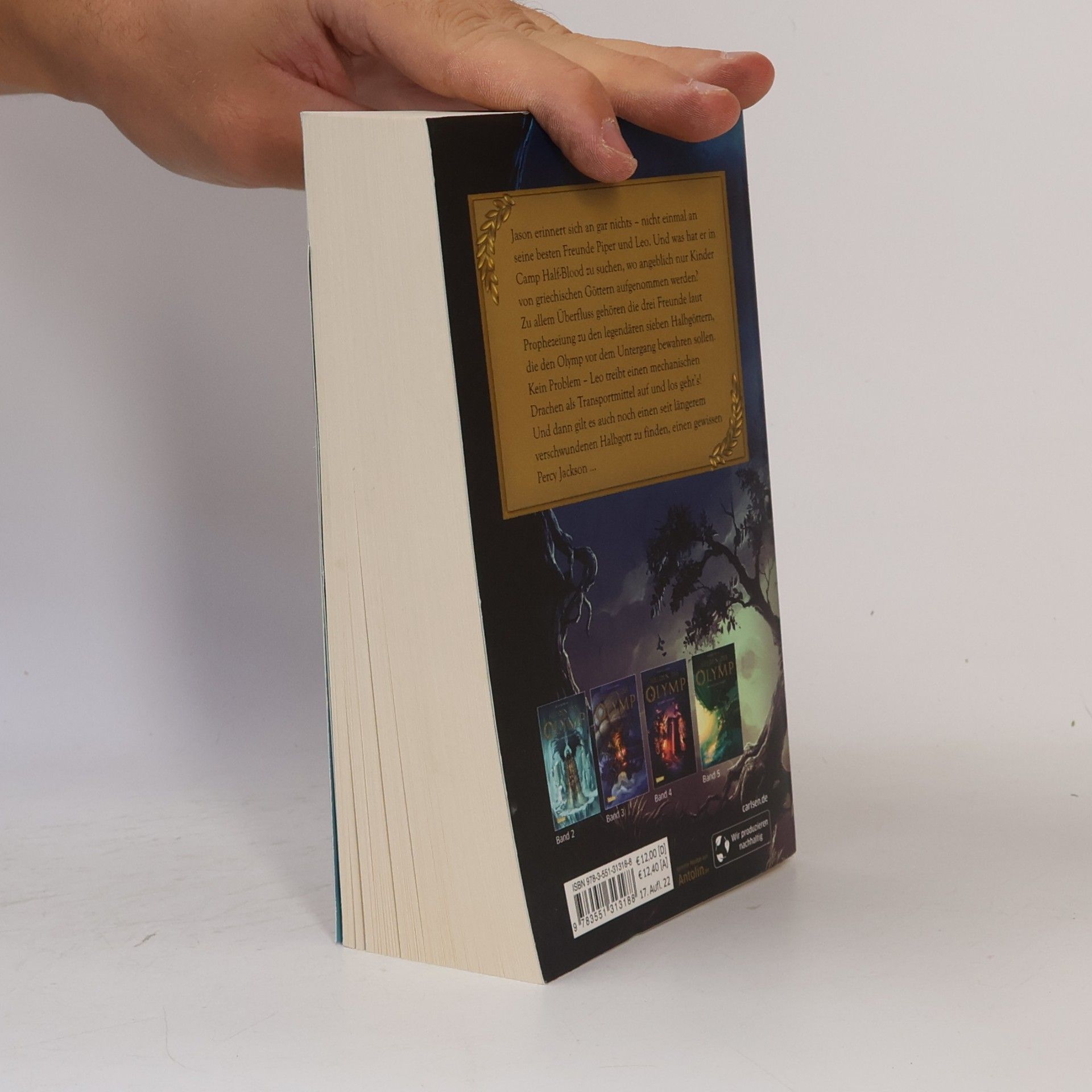 Rick Riordan Helden des Olymp. Der verschwundene Halbgott