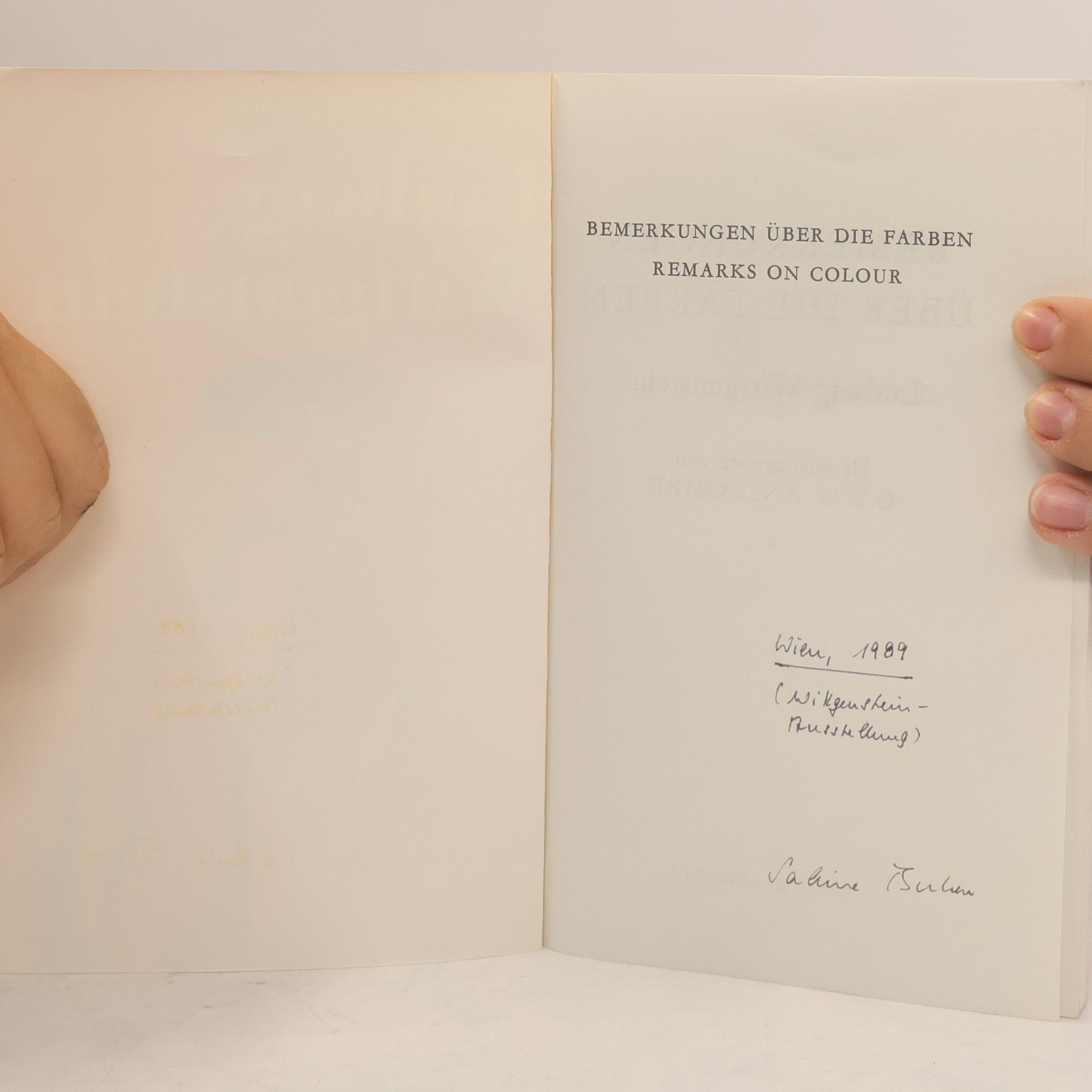 Ludwig Wittgenstein Remarks on Colour