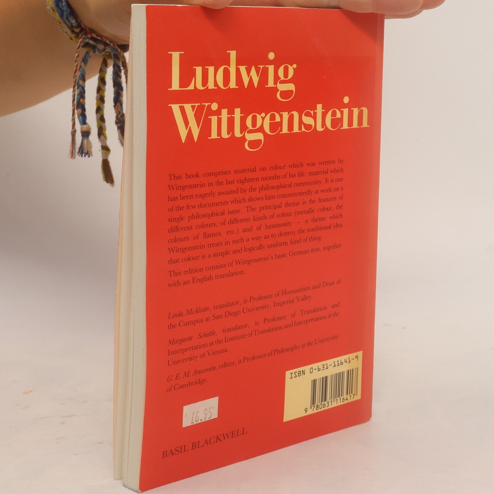 Ludwig Wittgenstein Remarks on Colour