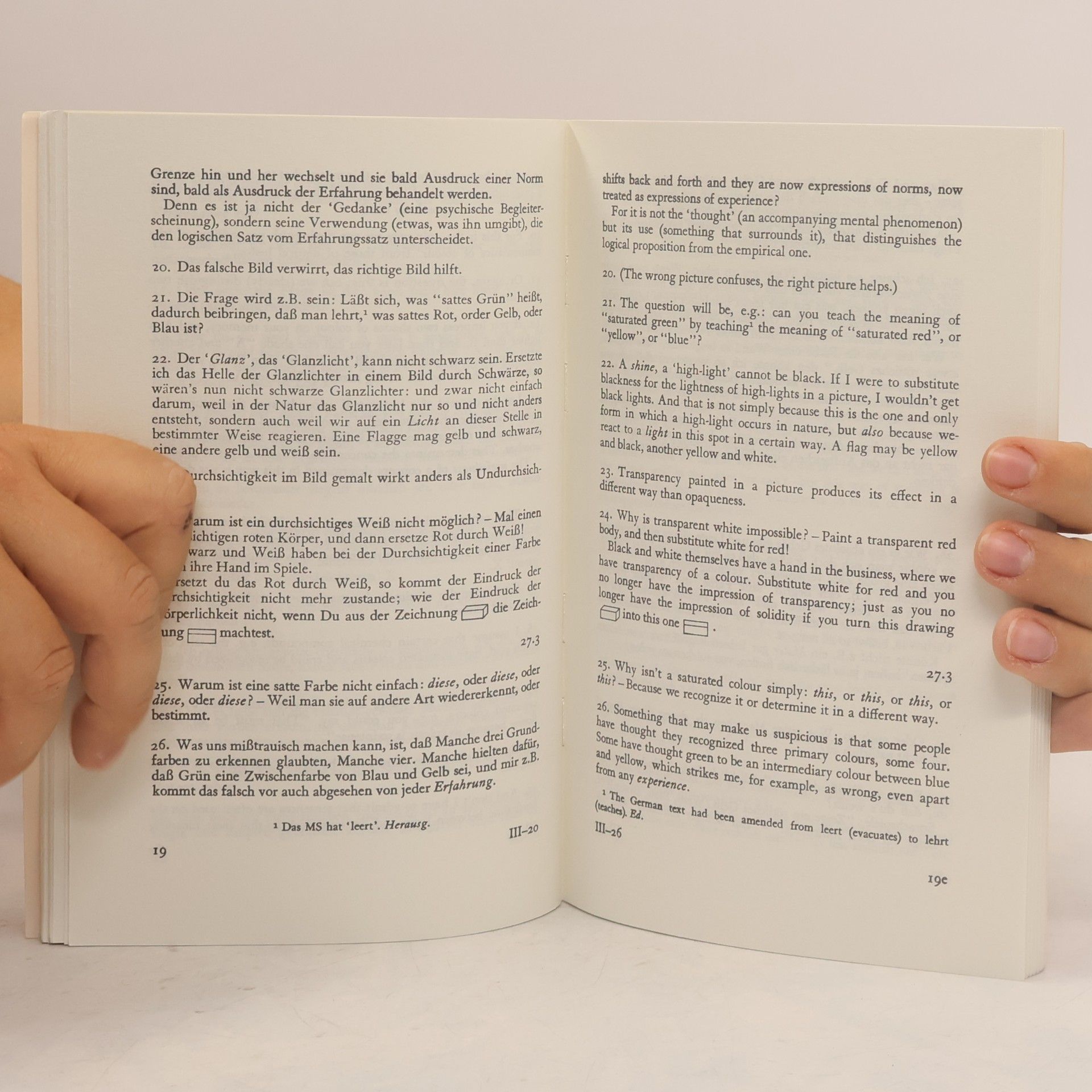 Ludwig Wittgenstein Remarks on Colour