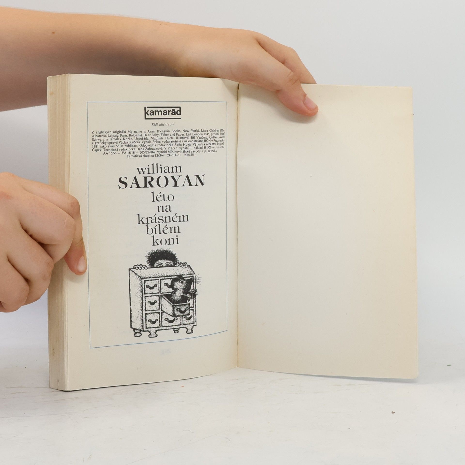 William Saroyan Léto na krásném bílém koni