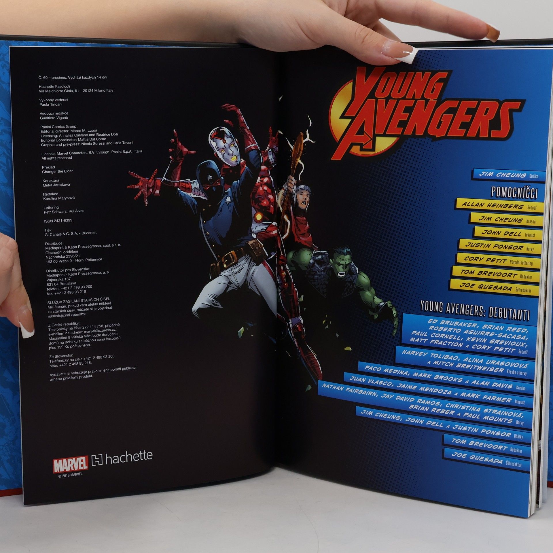 Kolektív autorov Nejmocnější hrdinové Marvelu 60. Young Avengers