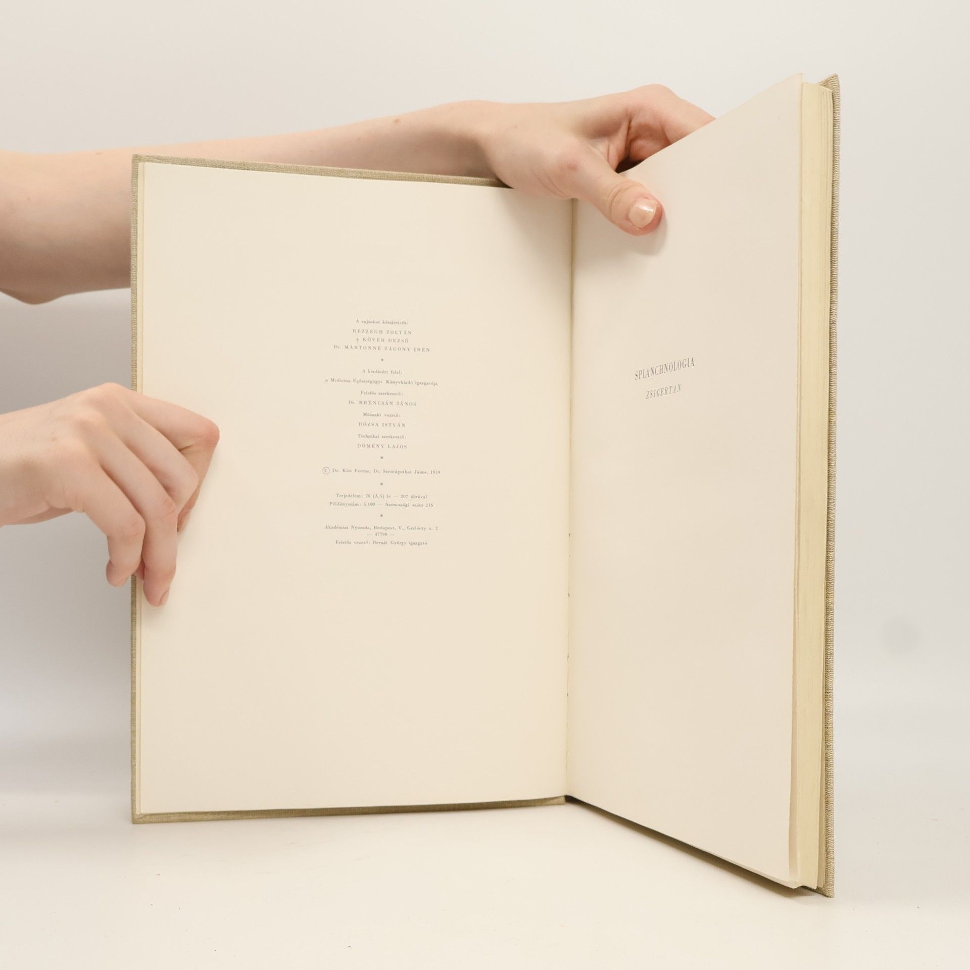 Ferenc Kiss Anatomischer Atlas des Menschlichen Körpers II.