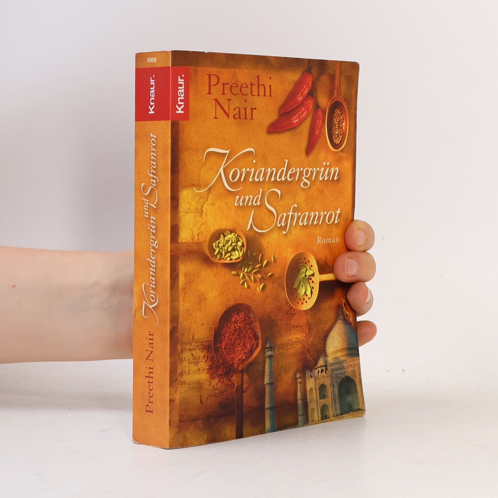 Koriandergrün und Safranrot
