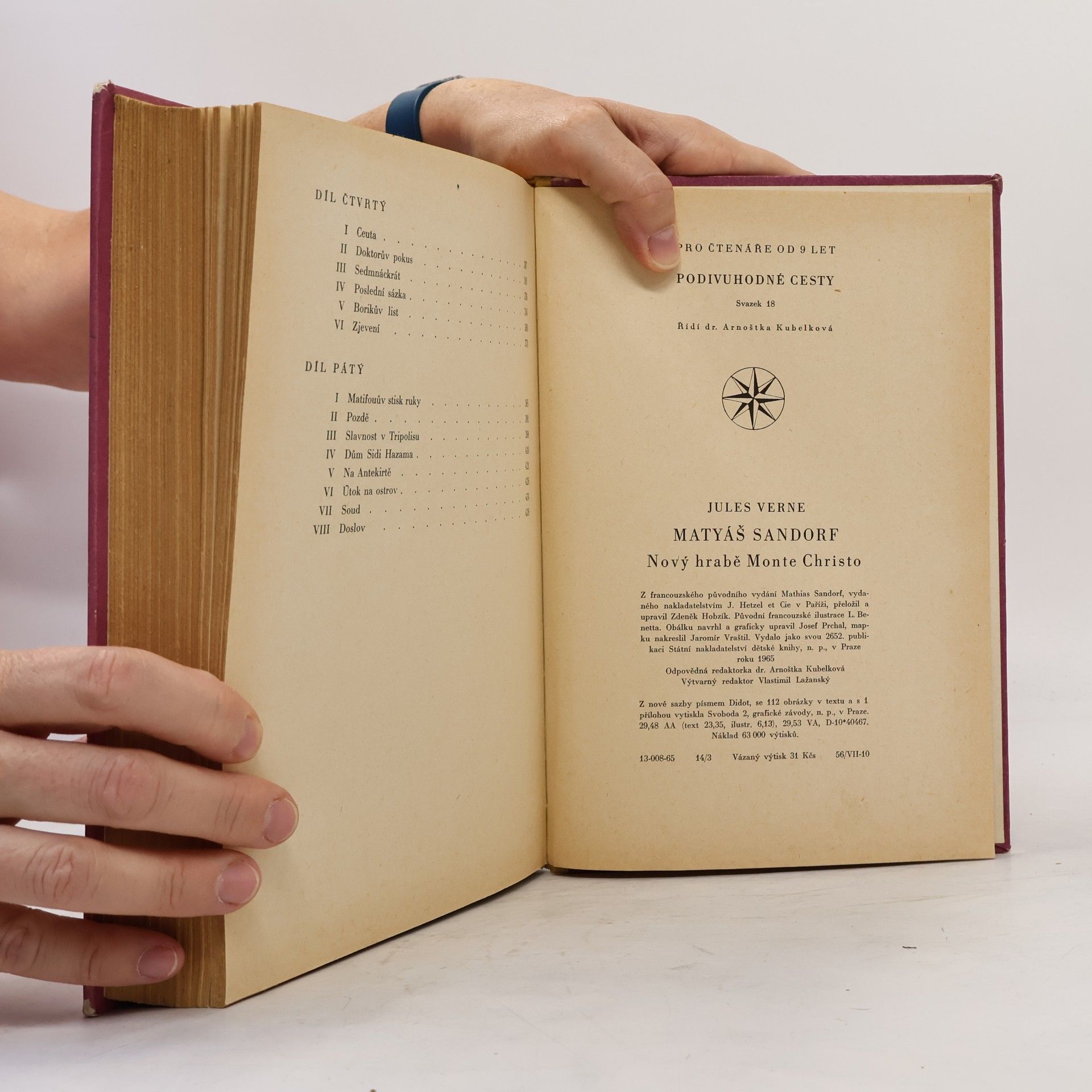 Jules Verne Matyáš Sandorf. Nový hrabě Monte Christo