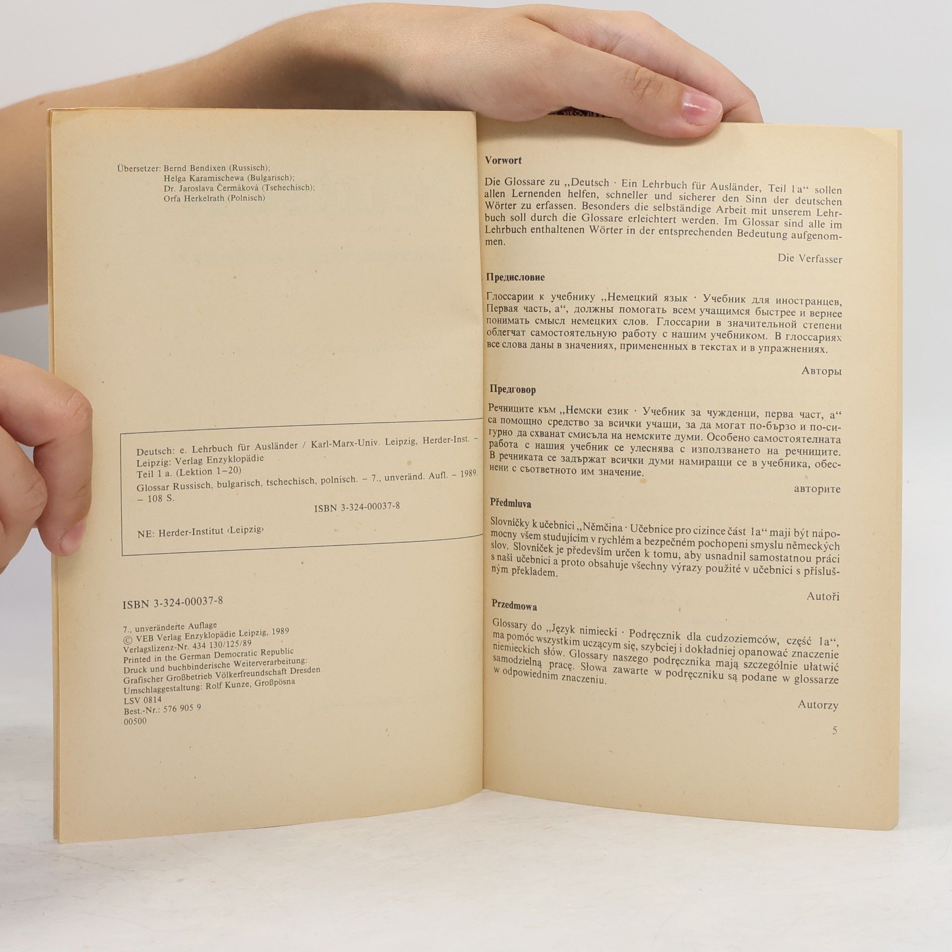 Bernd Bendixen Glossar 1a