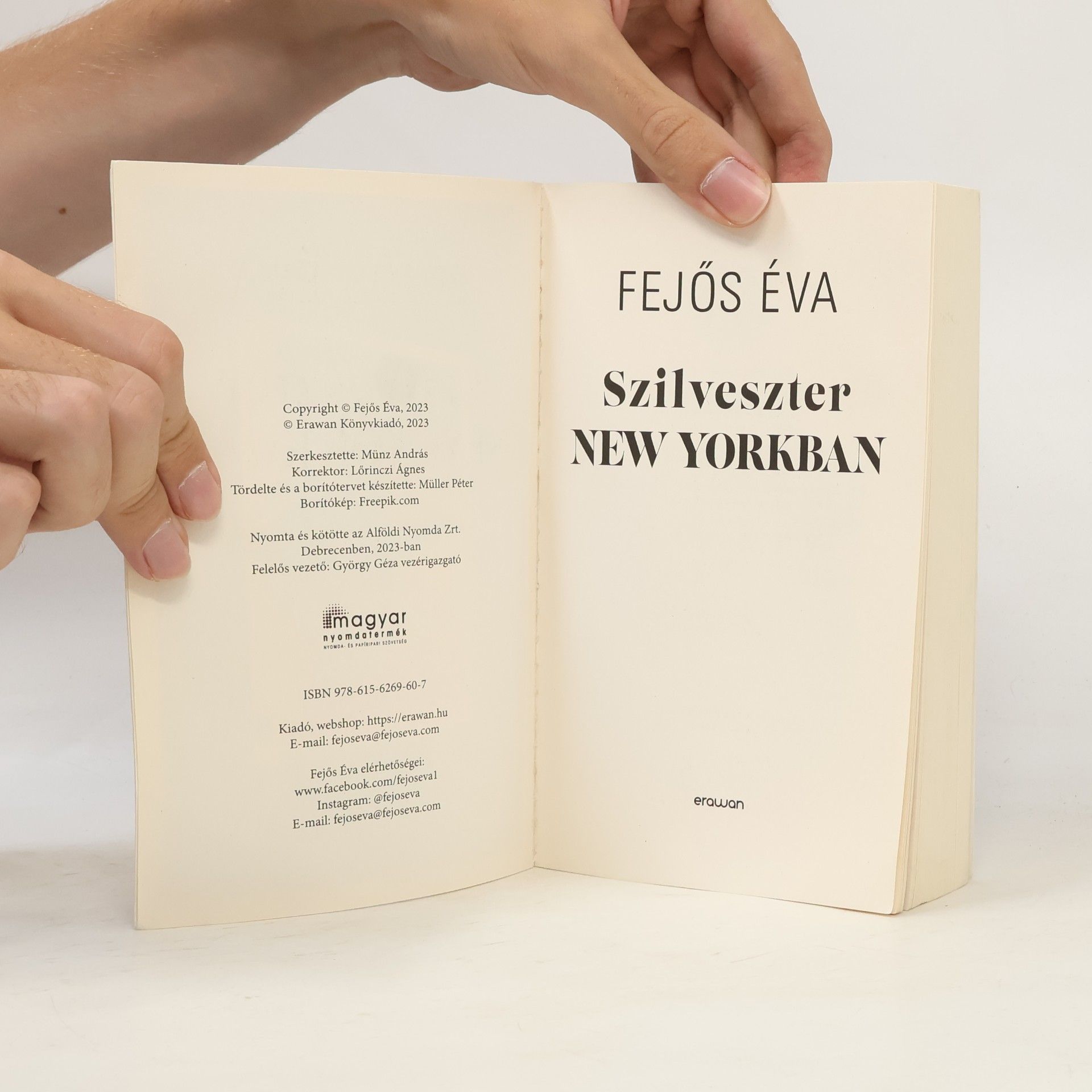 Éva Fejős Szilveszter New Yorkban