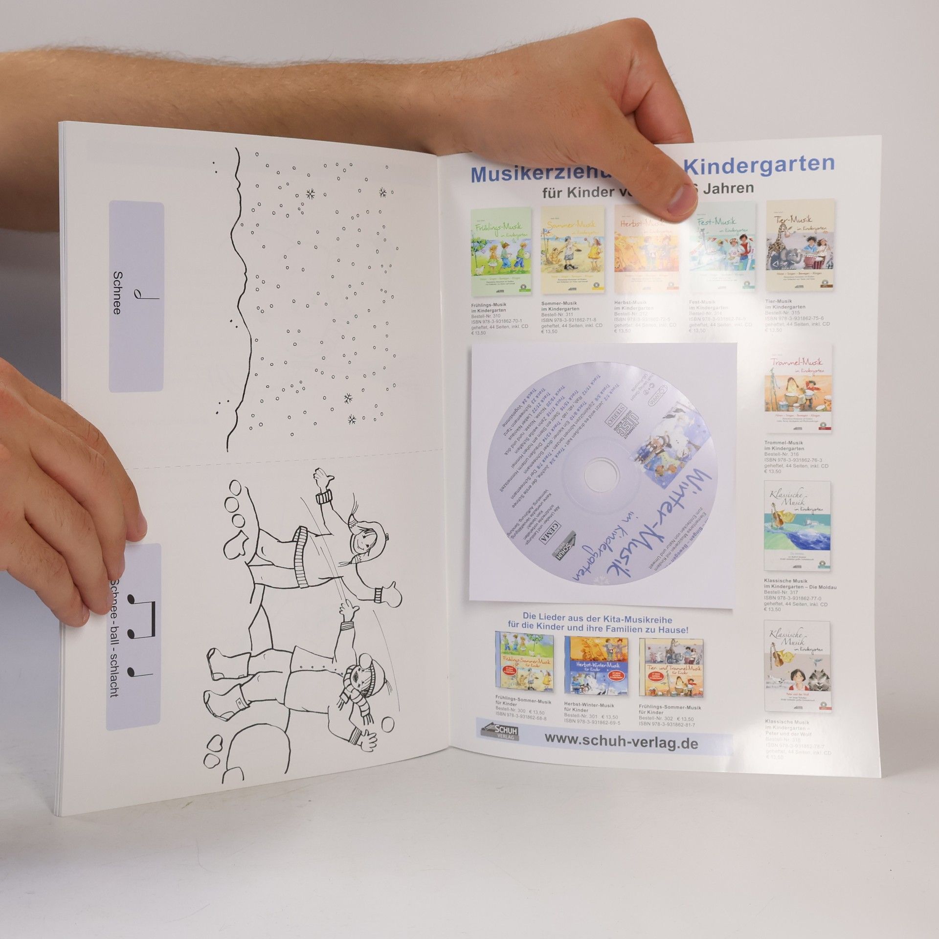 Karin Schuh Winter-Musik im Kindergarten, m. Audio-CD