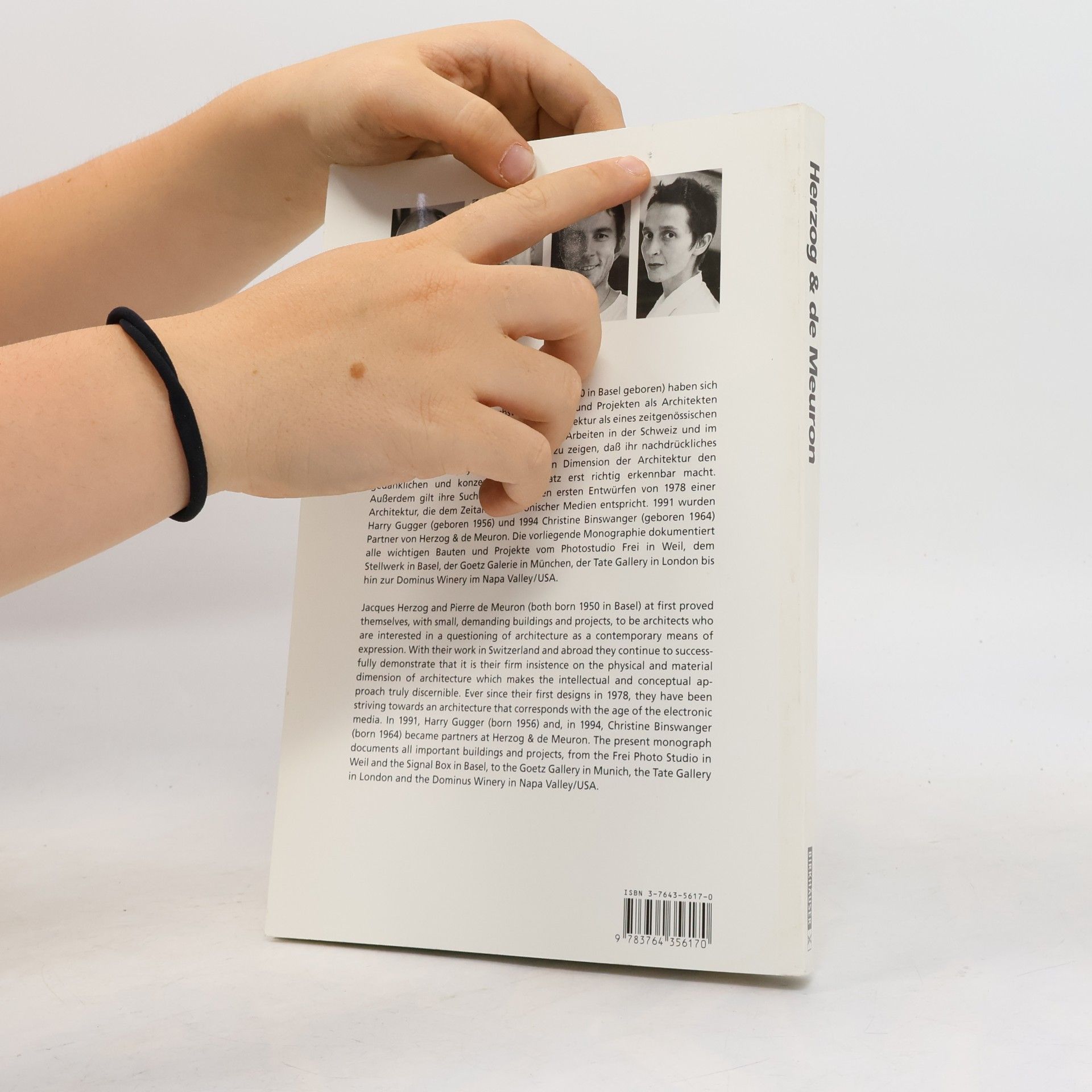 Wilfried Wang Studio Paperback: Herzog & De Meuron. Dtsch.-Engl.
