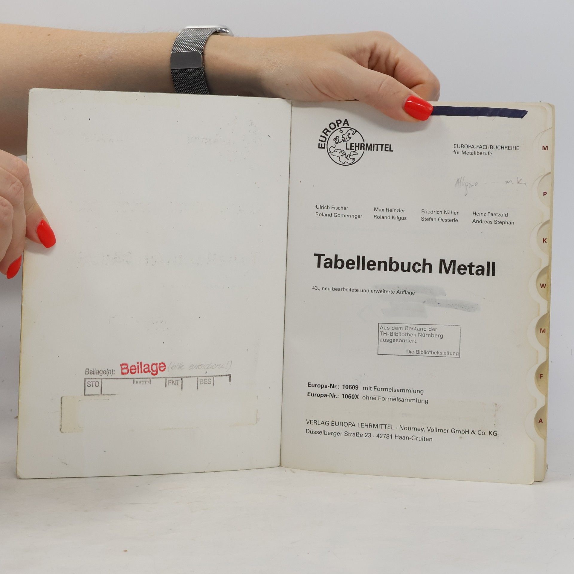 Autorenkollektiv Formeln für Metallberufe