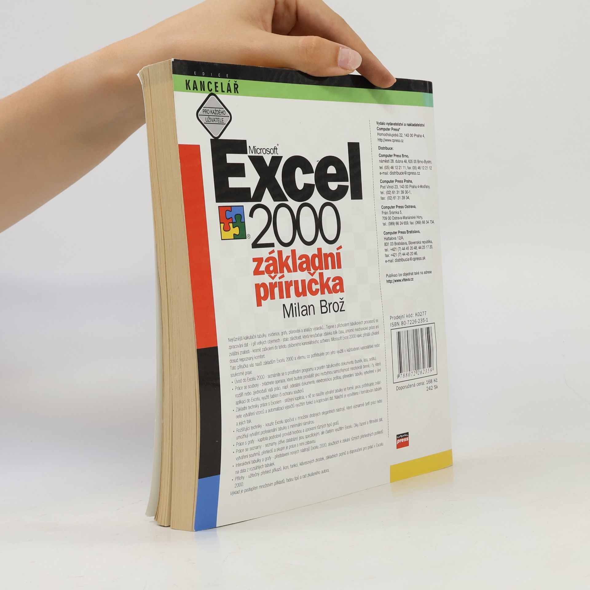 Milan Brož Microsoft Excel 2000 CZ: Základní příručka