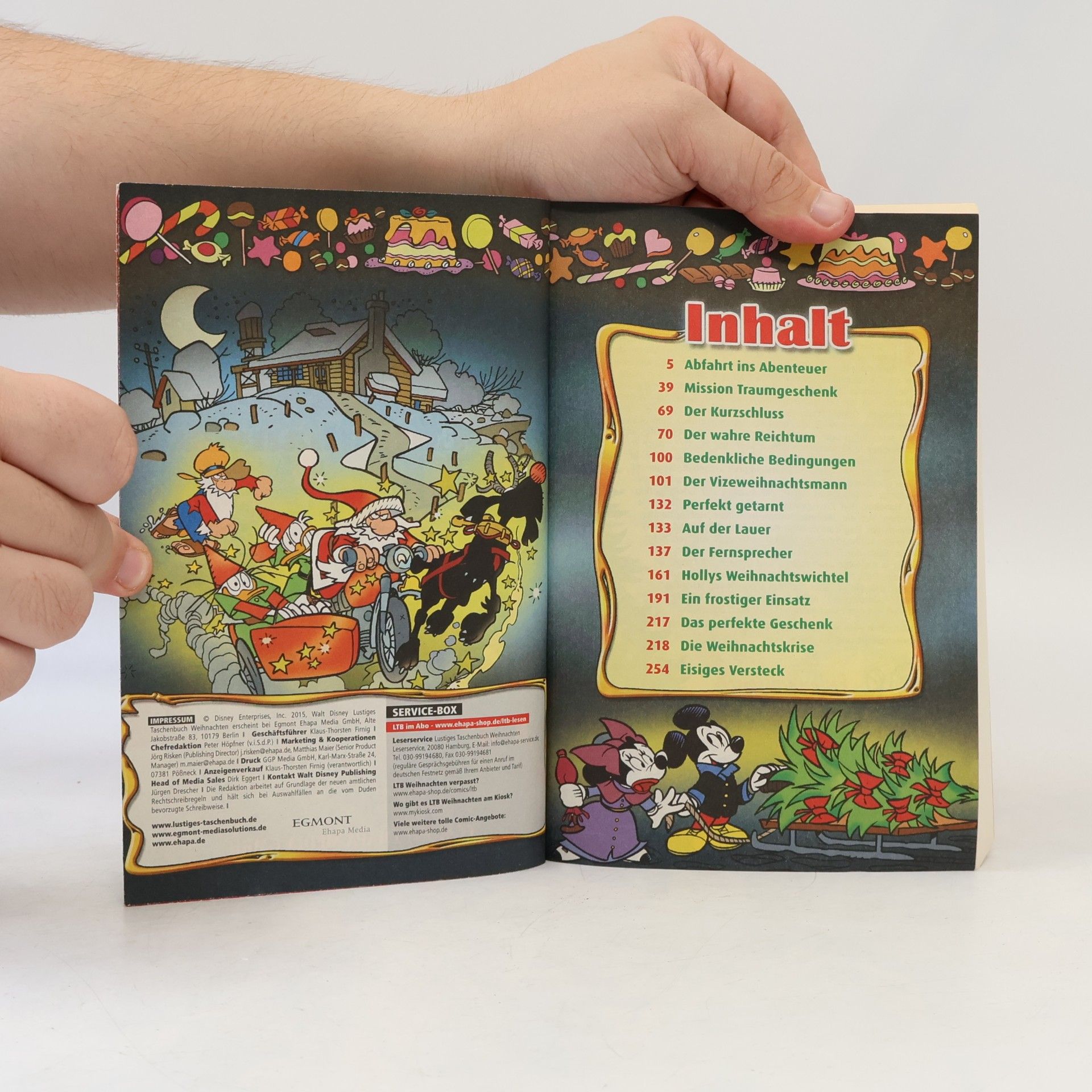 Walt Disney Lustiges Taschenbuch Weihnachten 21. Frohes Fest in Entenhausen