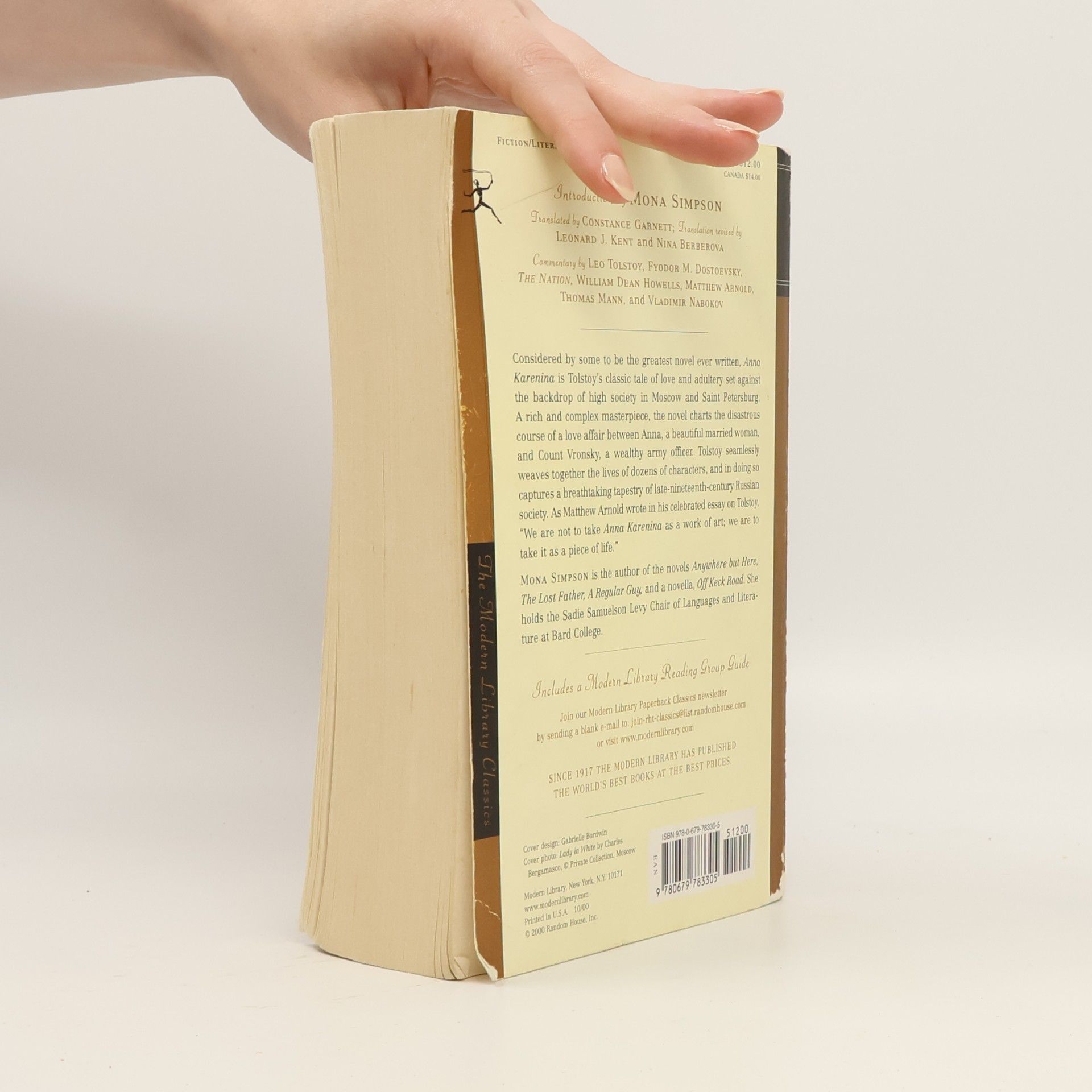 Lew Nikolajewitsch Tolstoi The Modern Library Classics: Anna Karenina