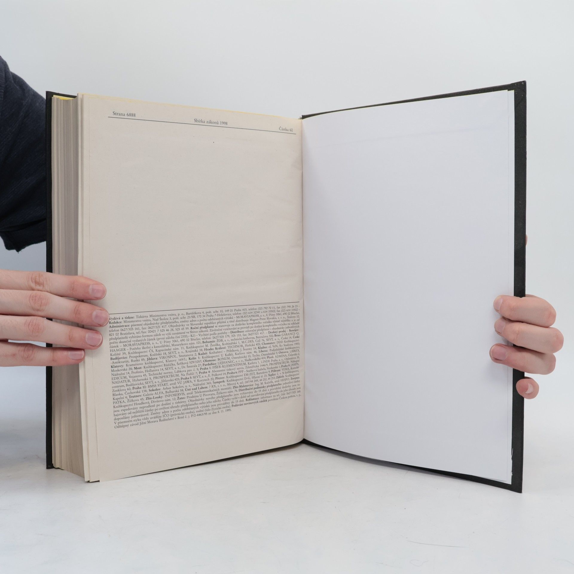 Autorenkollektiv Sbírka zákonů 34-179/1998