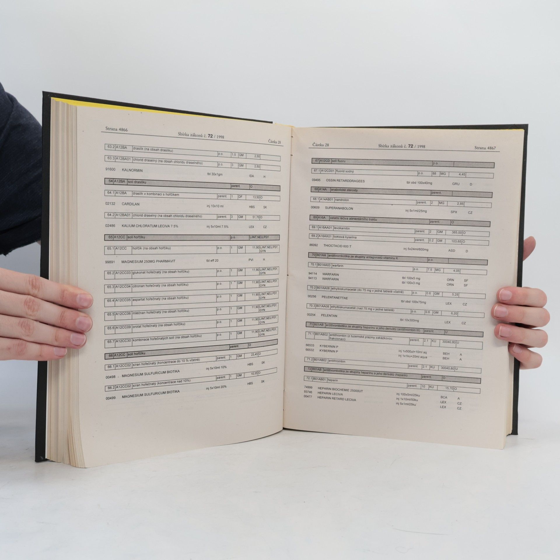 Autores varios Sbírka zákonů 46-133/1998