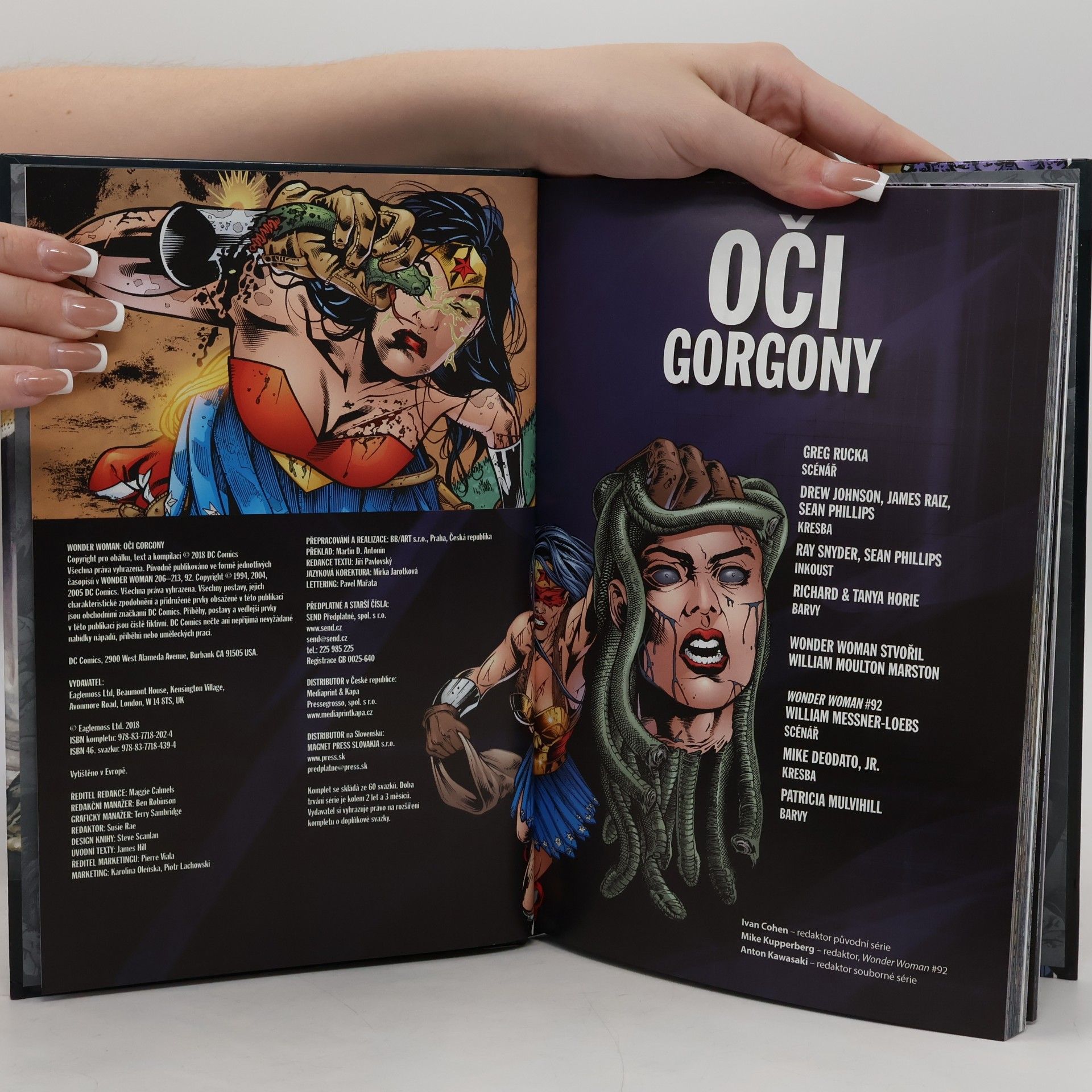 Greg Rucka Wonder Woman. Oči Gorgony