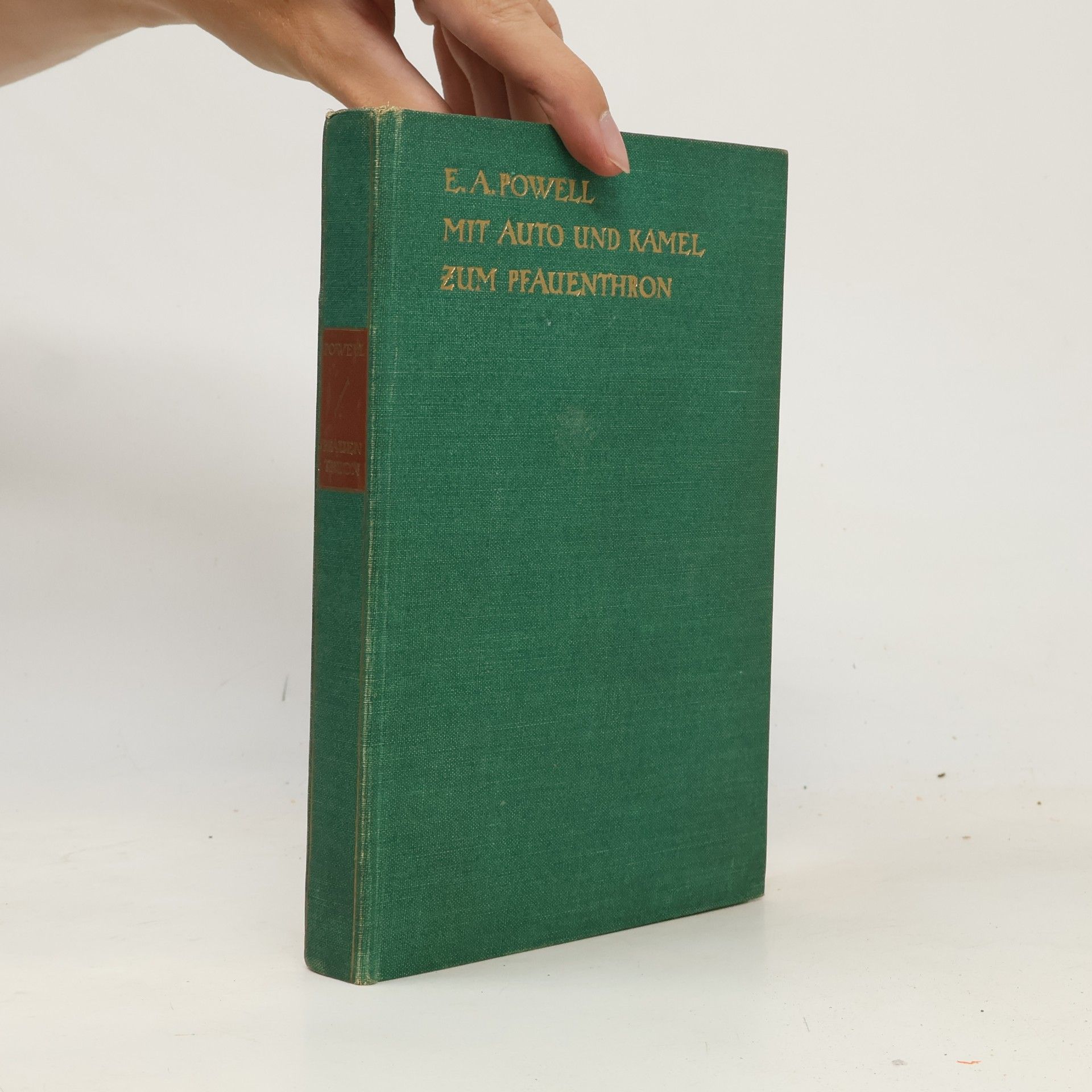 E. Alexander Powell Mit Auto und Kamel zum Pfauenthron