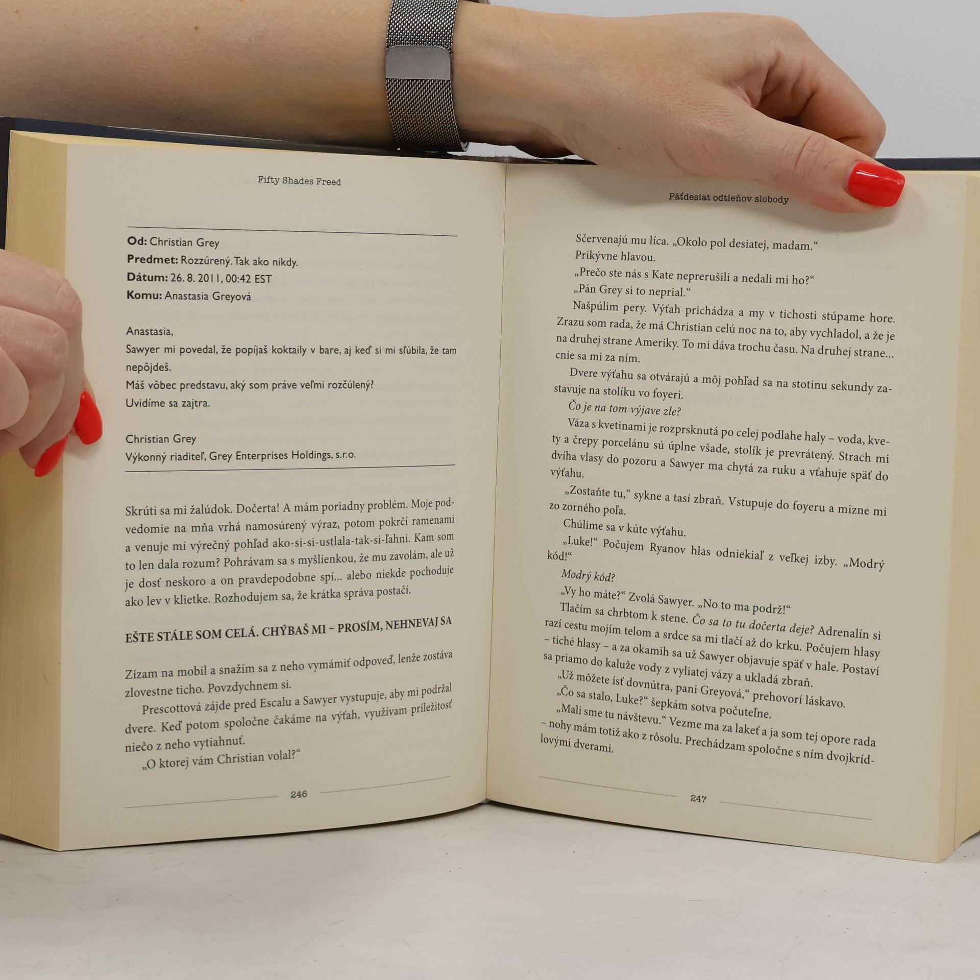 E. L. James Päťdesiat odtieňov slobody