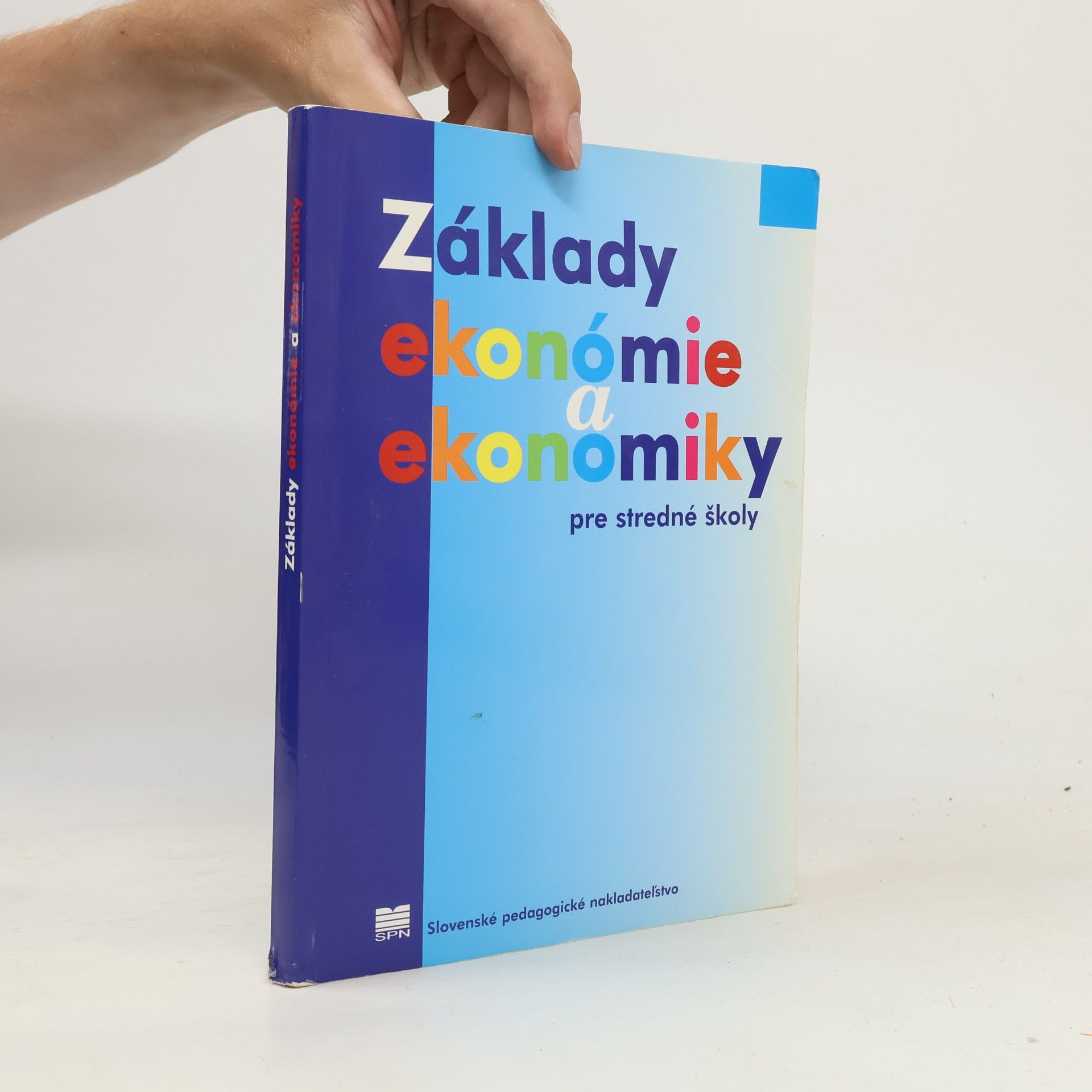 Rudolf Šlosár Základy ekonómie a ekonomiky