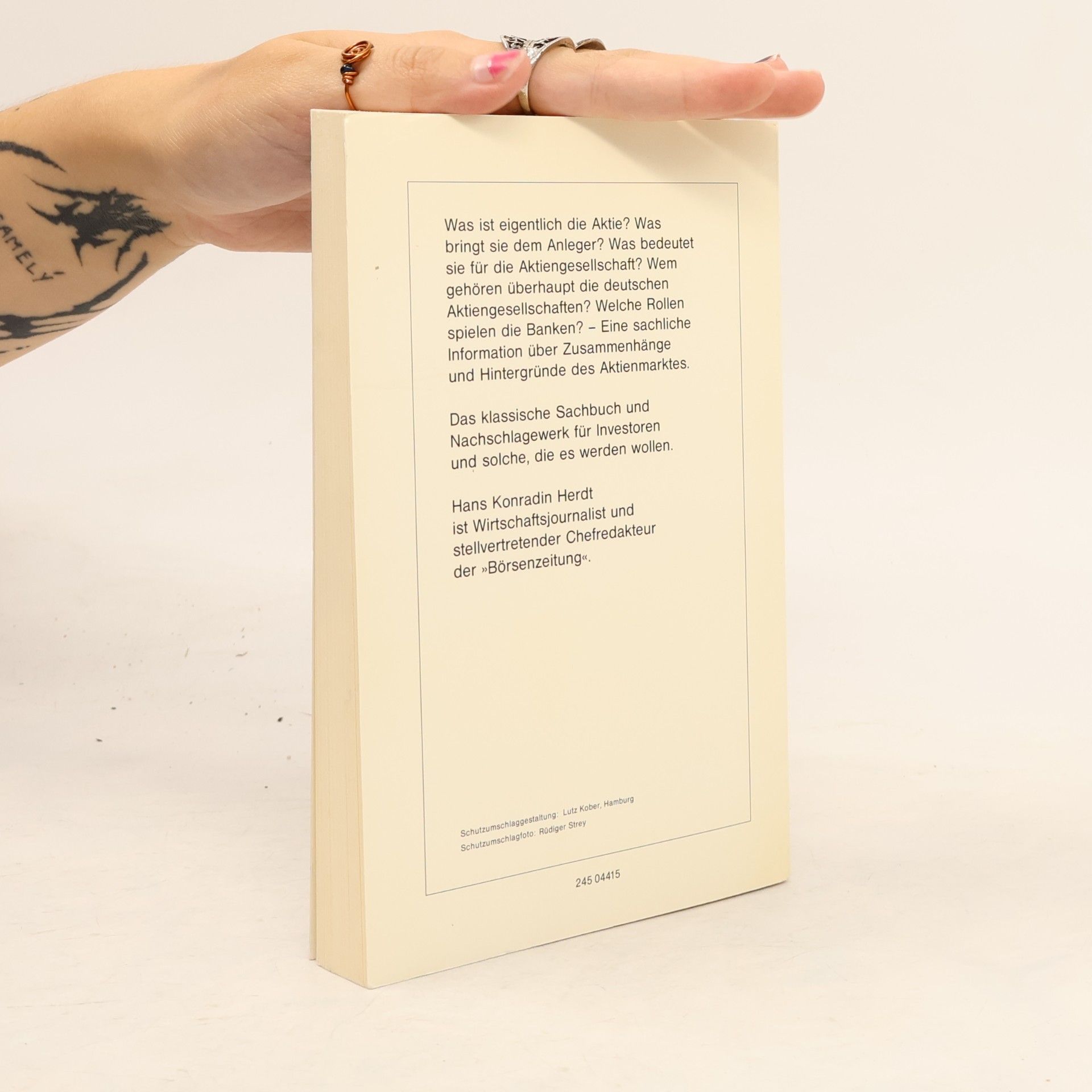 Hans Konradin Herdt Das Buch der Aktie