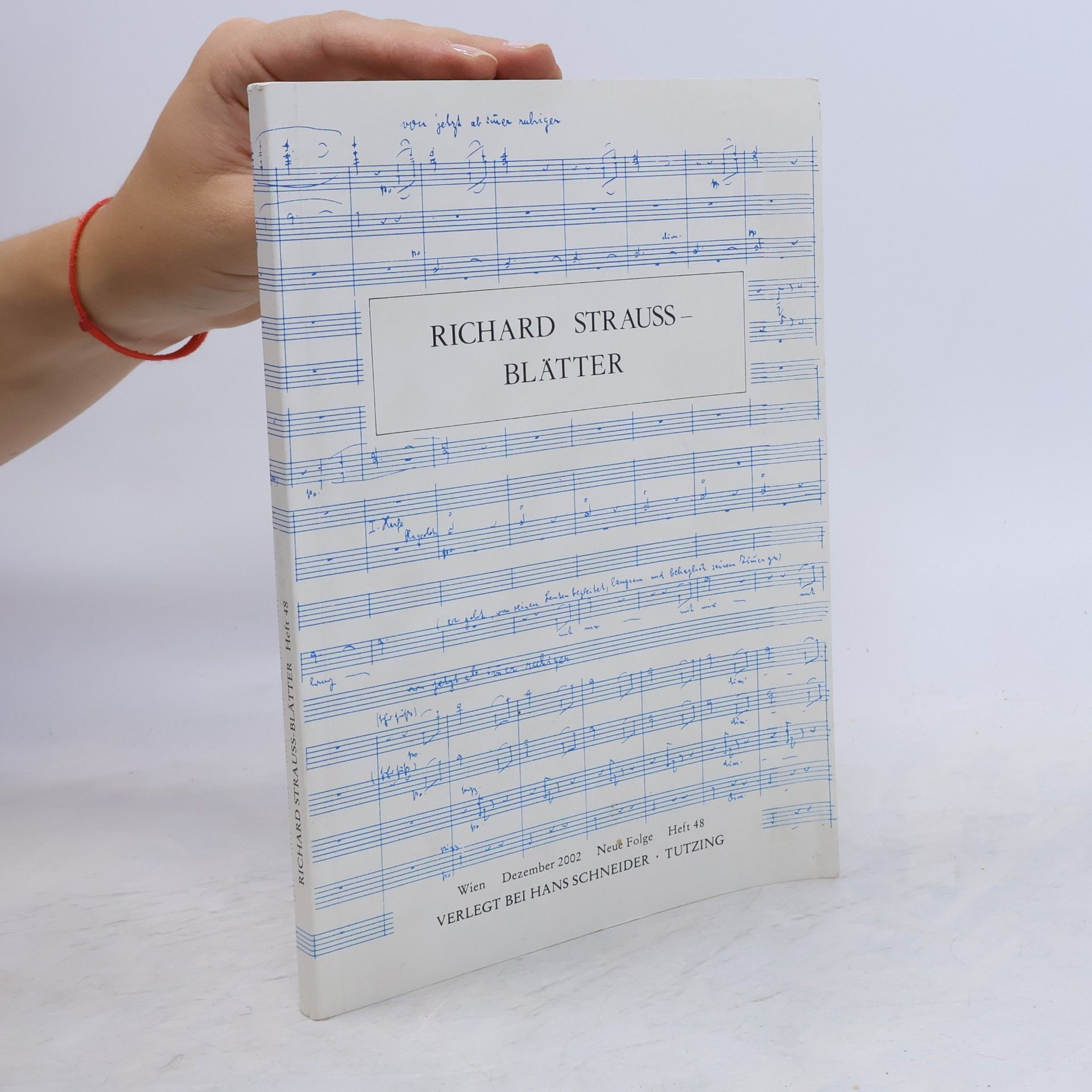 Kolektiv autorů Richard-Strauss Blätter Neue Folge, Dezember 2002, Heft 48