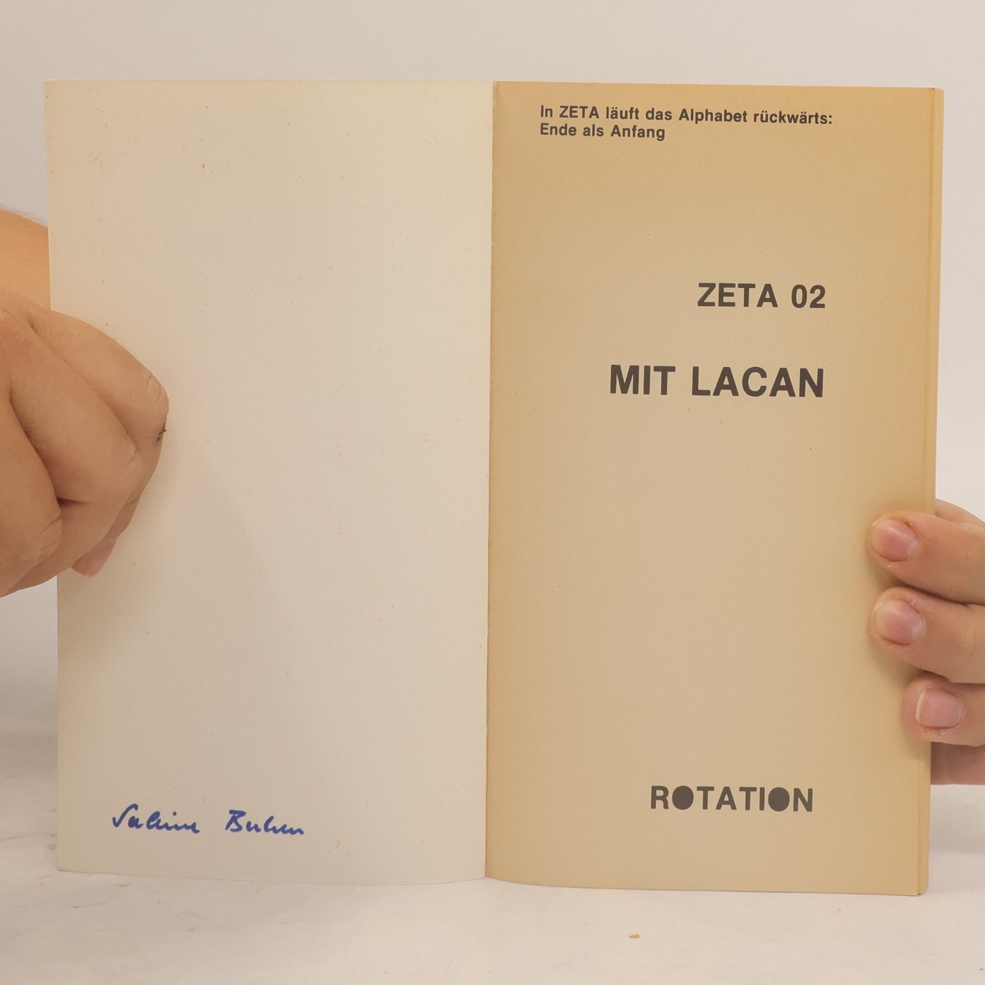 Dieter Hombach Mit Lacan