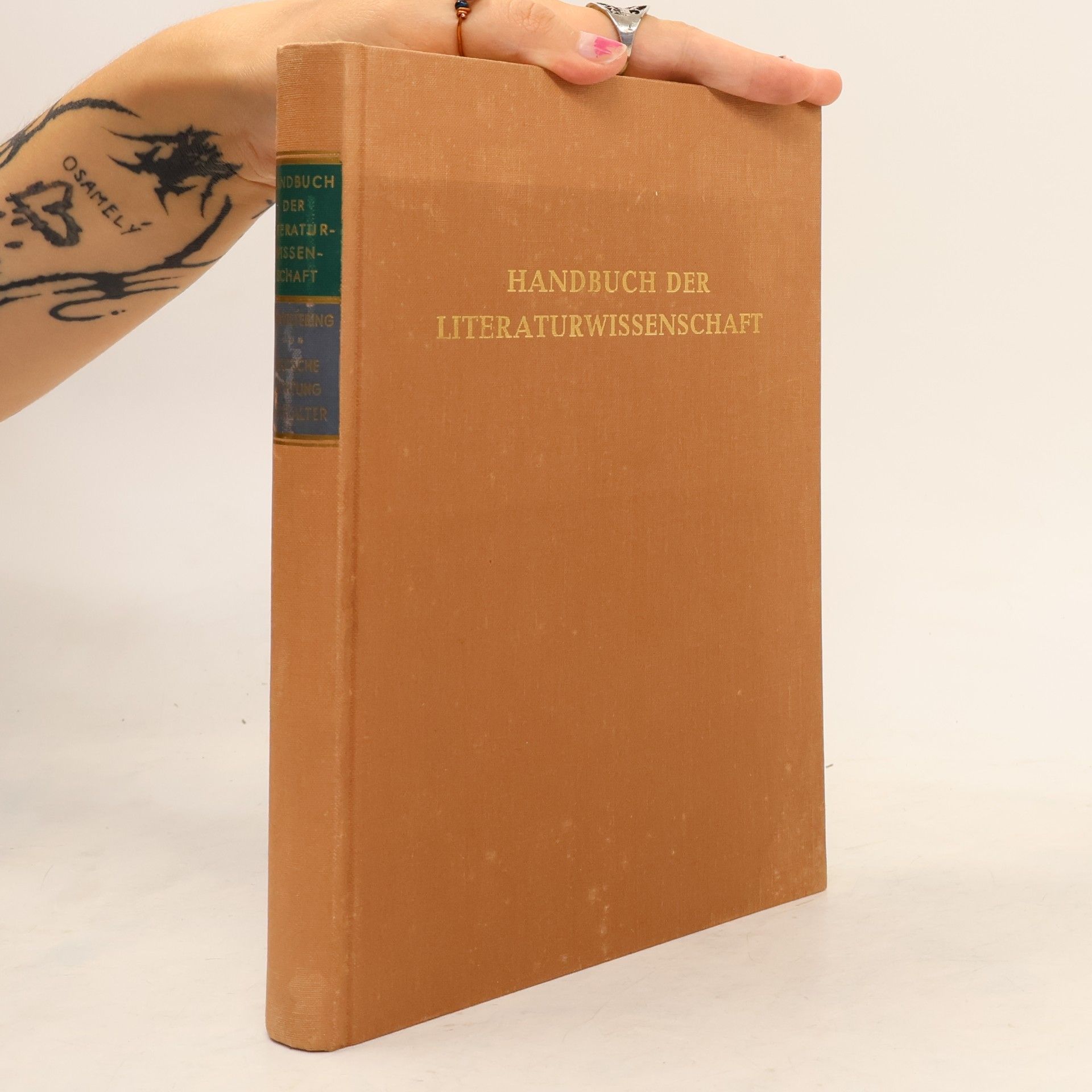 Günther Müller Handbuch der Literaturwissenschaft. Deutsche Dichtung