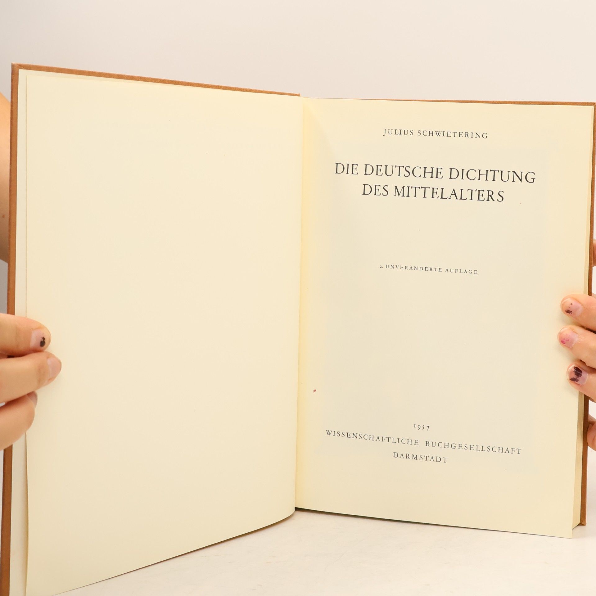 Günther Müller Handbuch der Literaturwissenschaft. Deutsche Dichtung