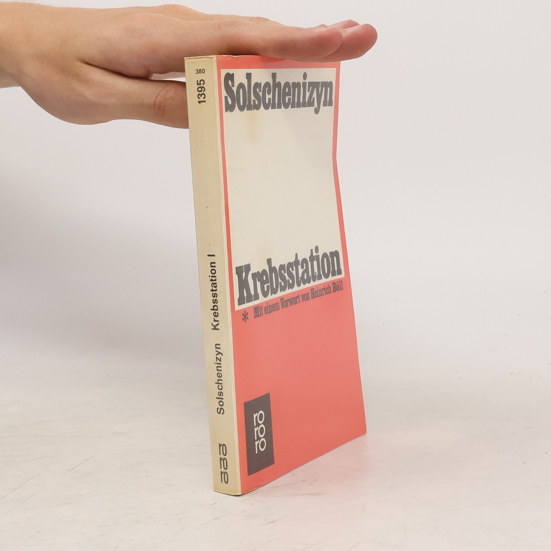 Aleksandr Solzhenitsyn Krebsstation. Roman in zwei Büchern. Buch 1