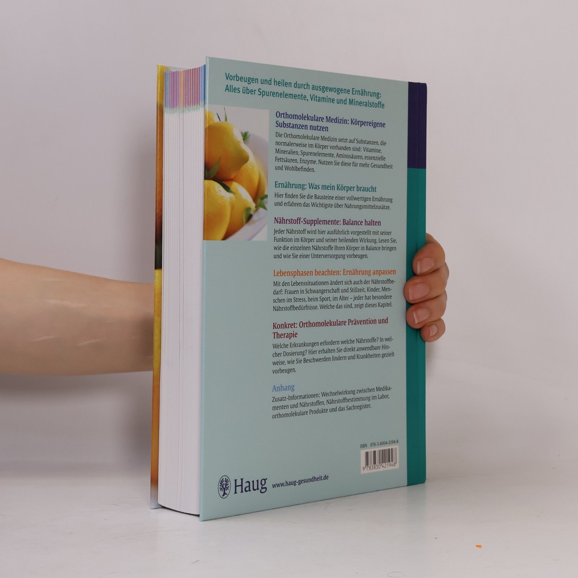 Lothar Burgerstein Burgersteins Handbuch Nährstoffe