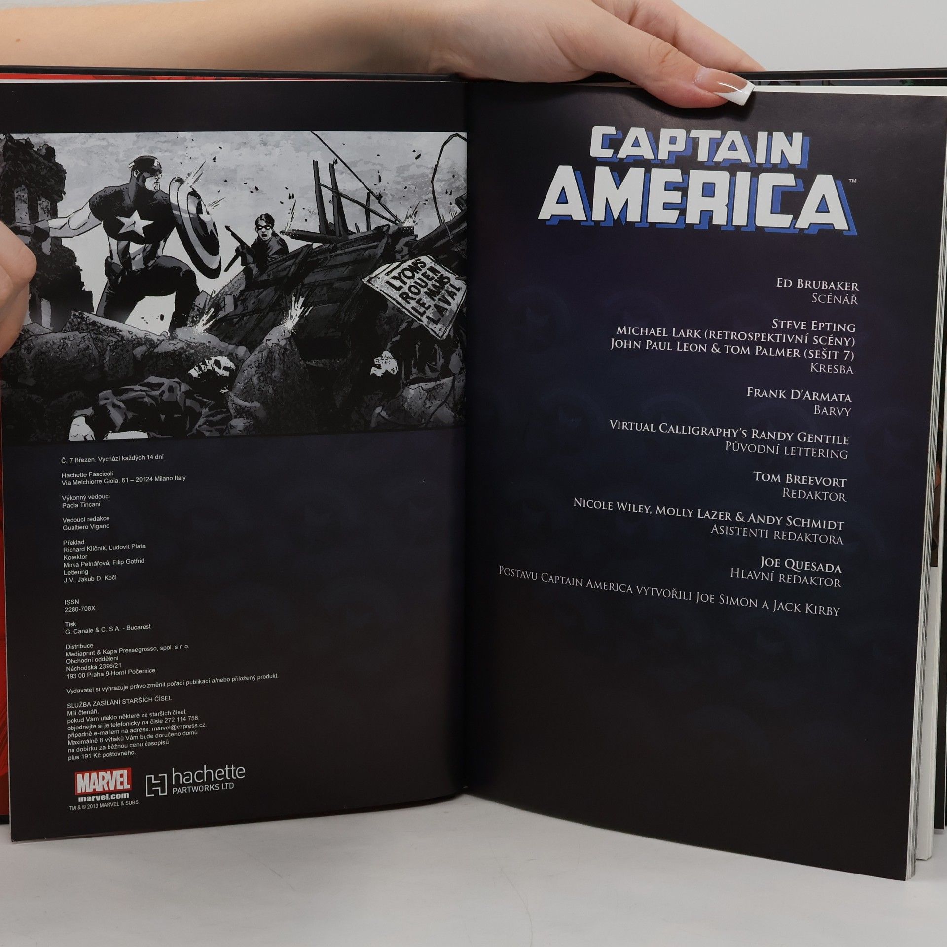 Ed Brubaker Ultimátní komixový komplet 44. Captain America. Zimní voják 1